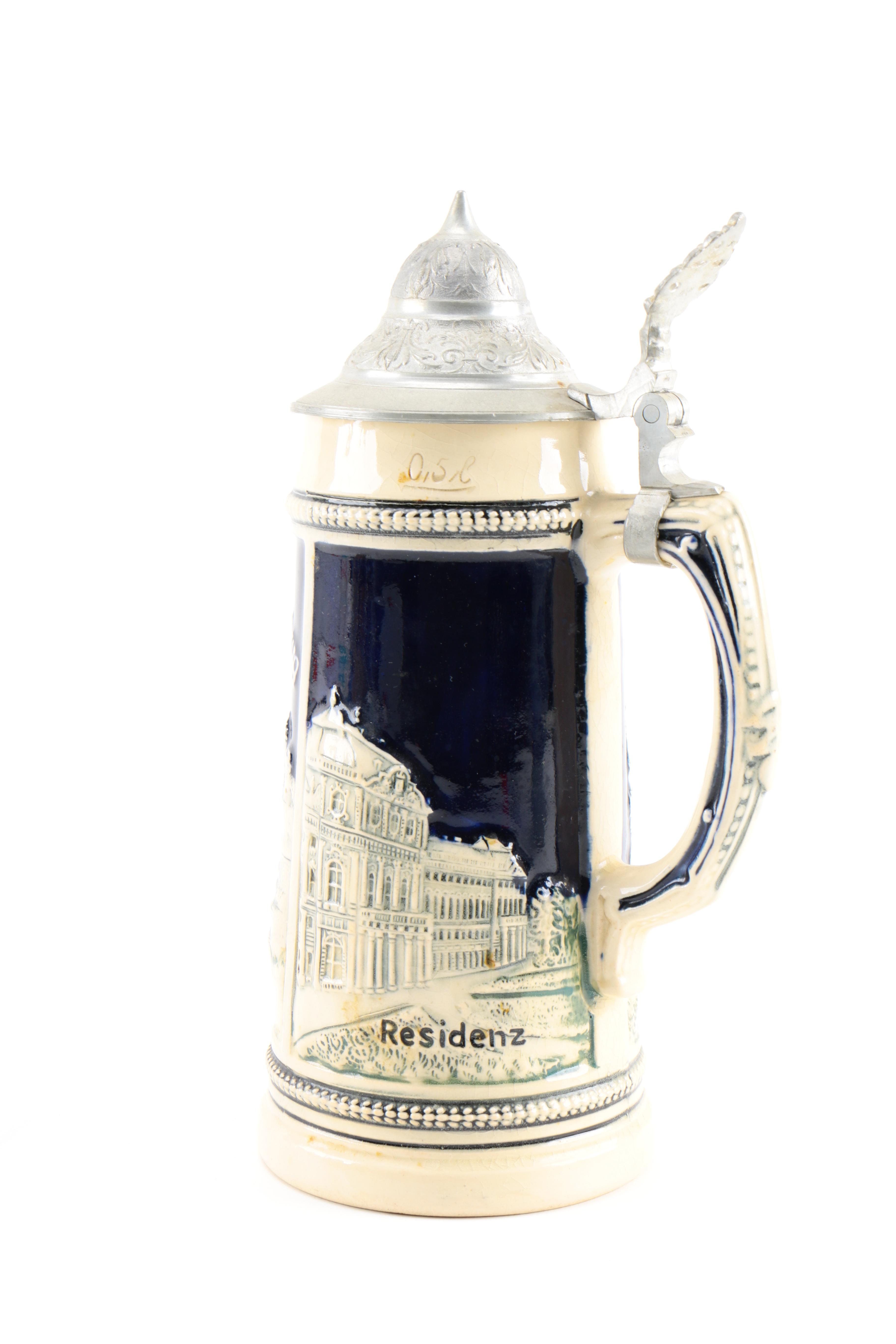 Collection of Vintage Beer Steins