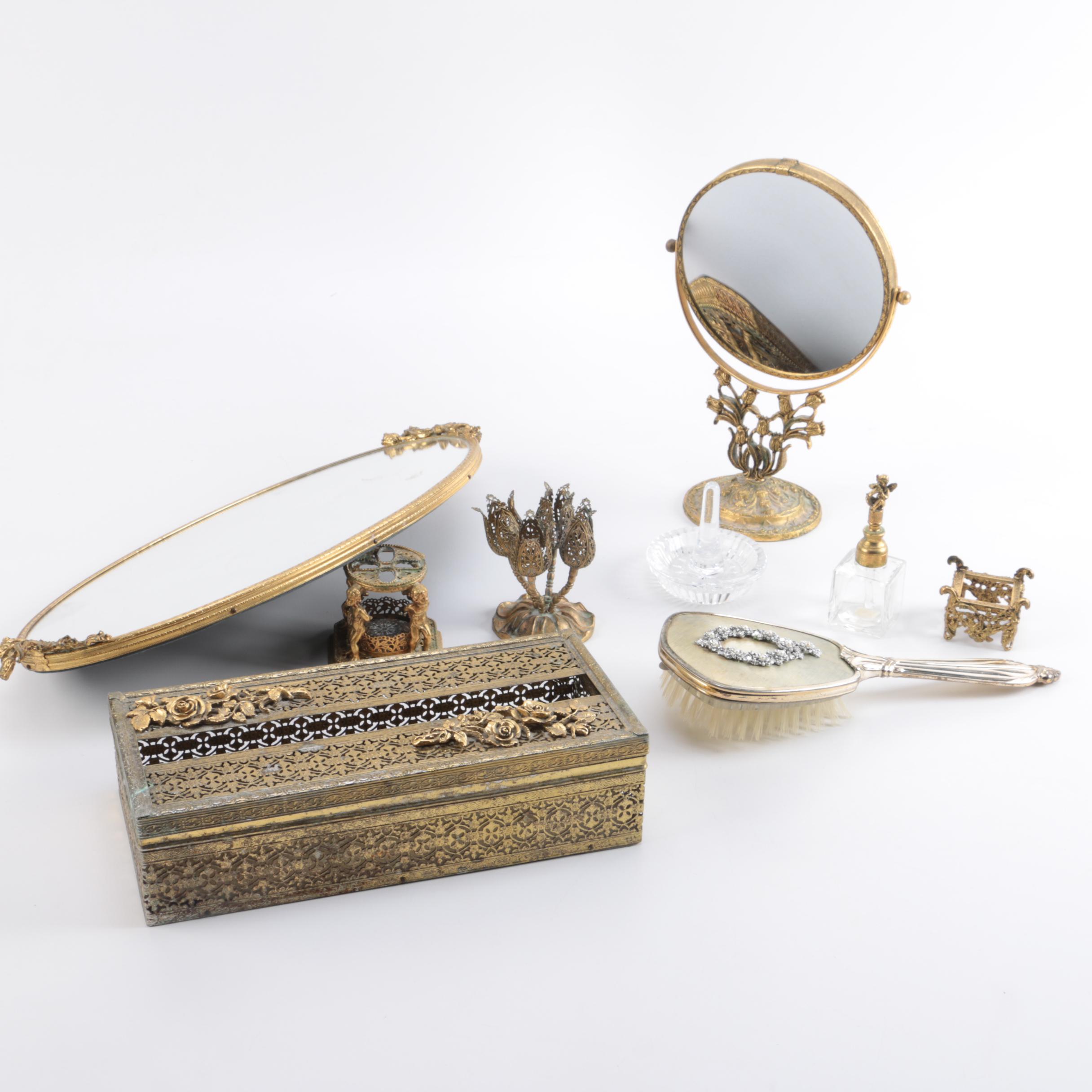 Generous Collection of Vintage Vanity Decor