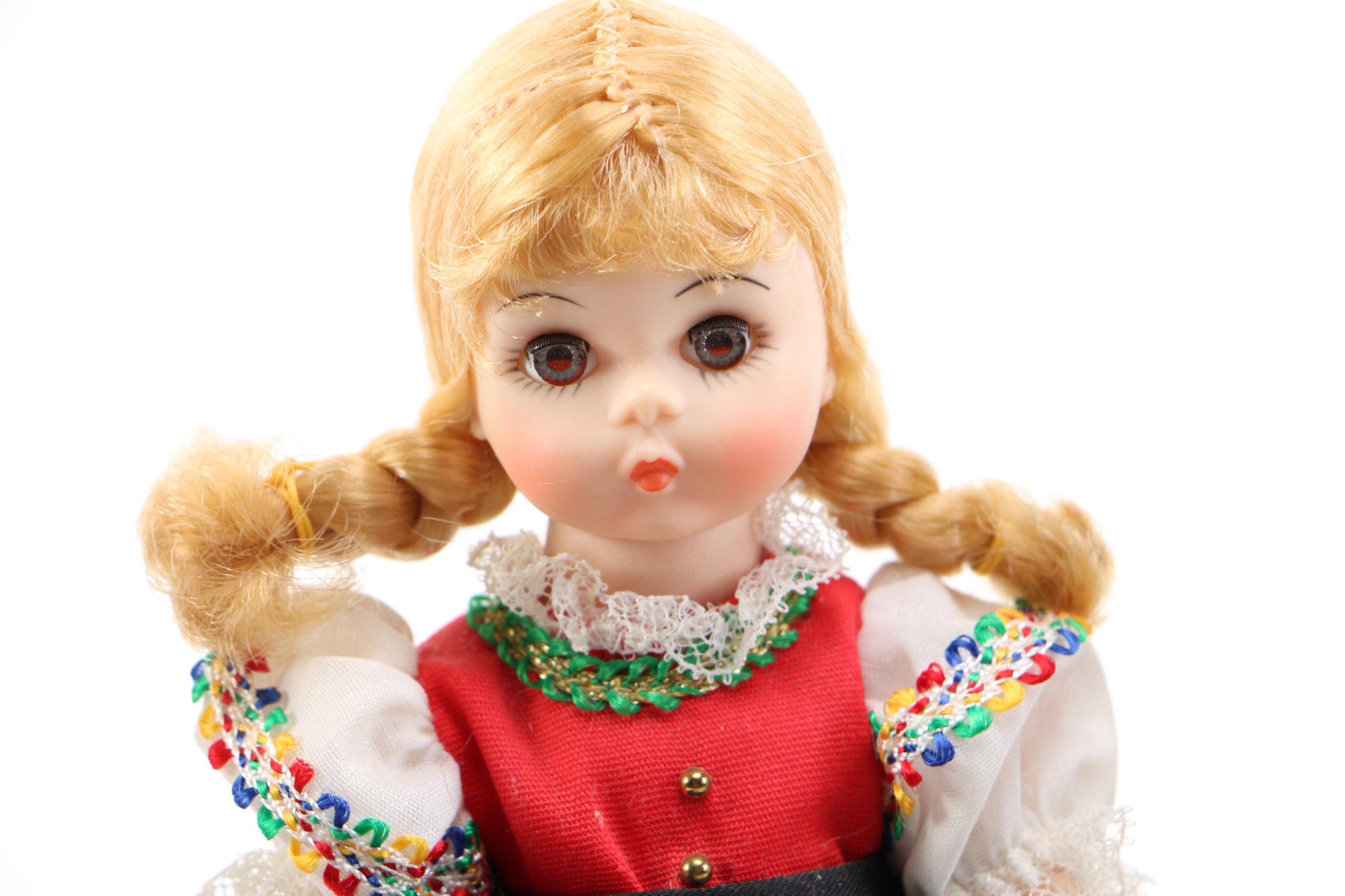 Collection of Three Polish Themed Porcelain Dolls