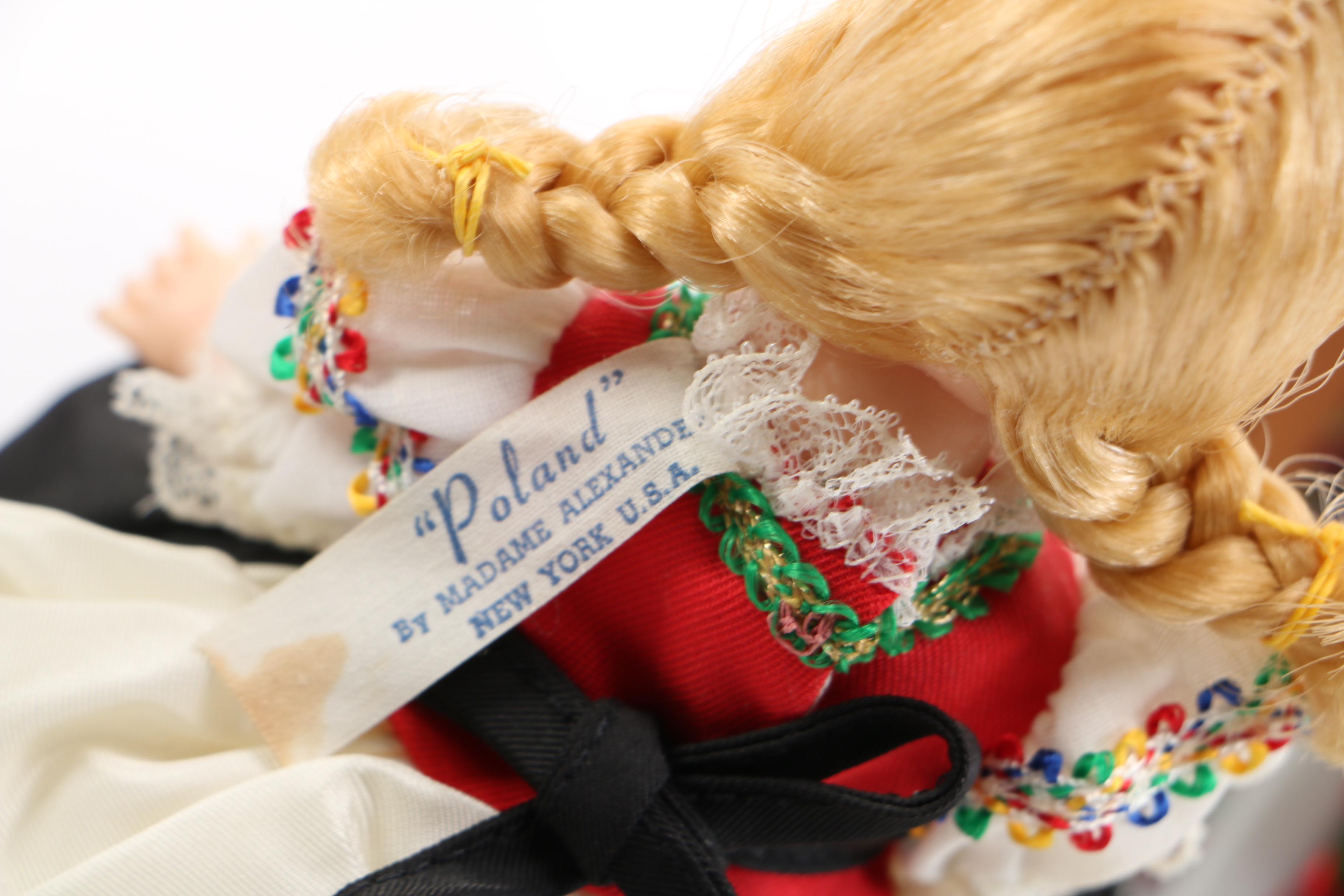 Collection of Three Polish Themed Porcelain Dolls