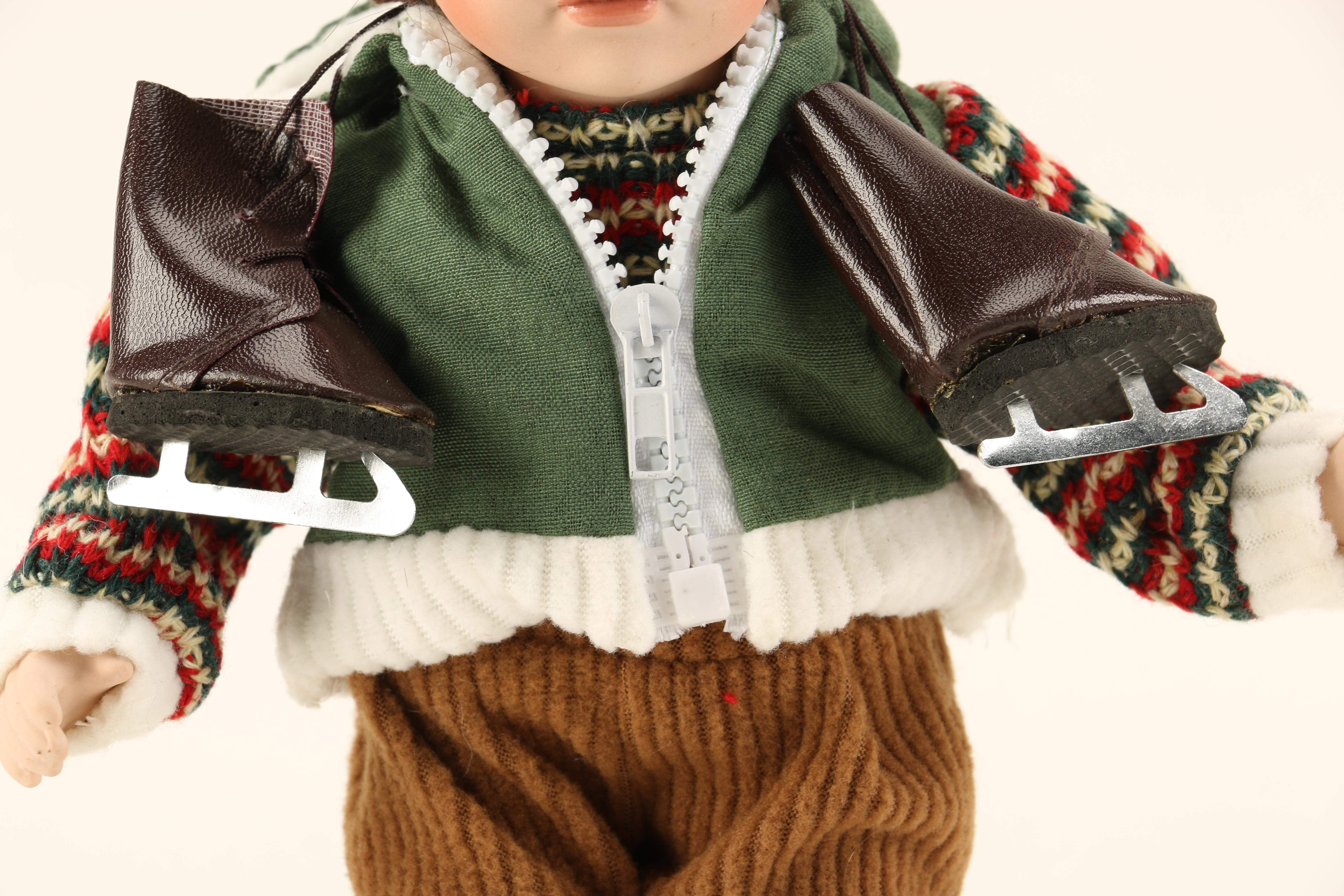 Pair of Porcleain Ice Skater Dolls