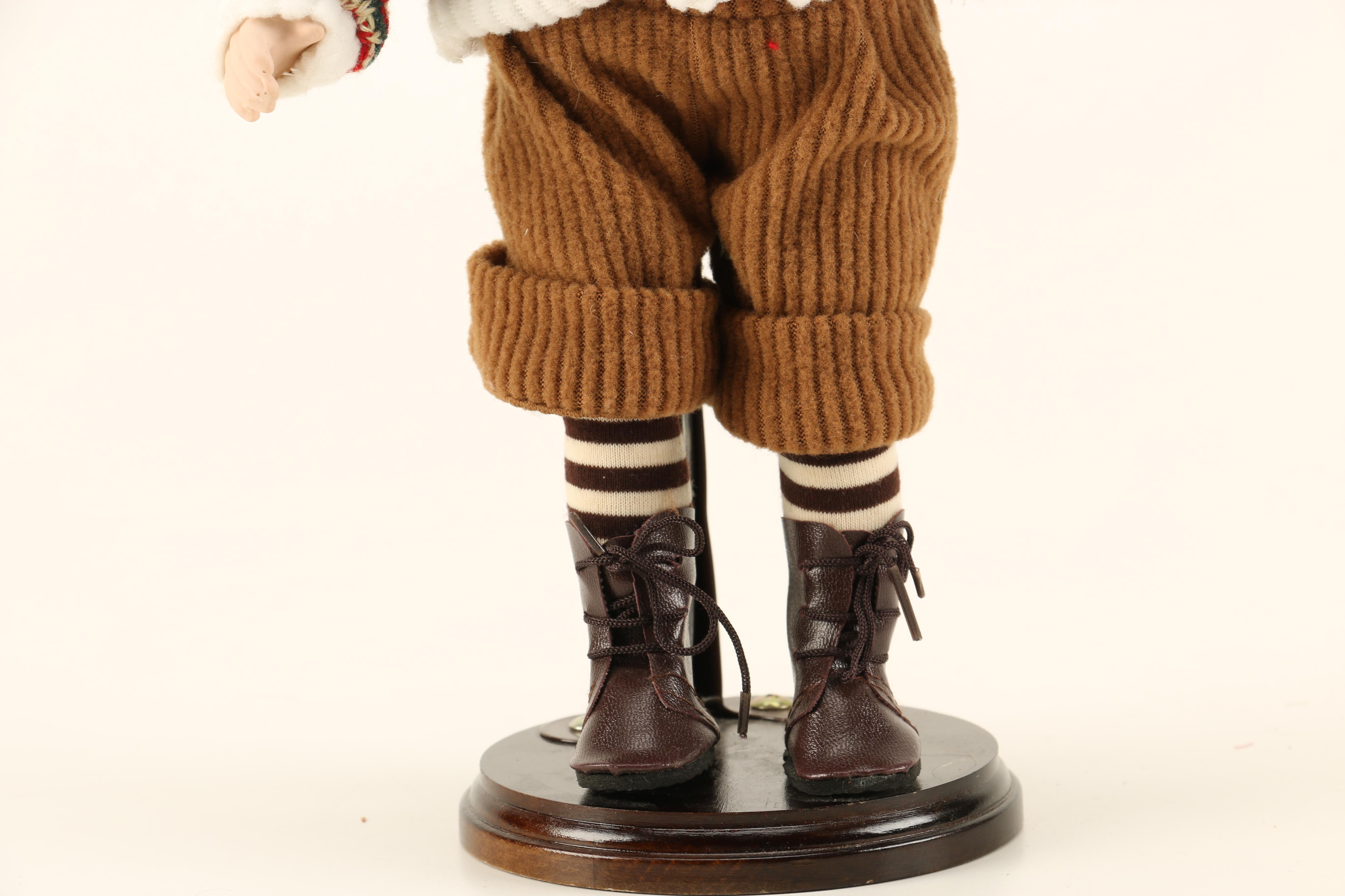 Pair of Porcleain Ice Skater Dolls