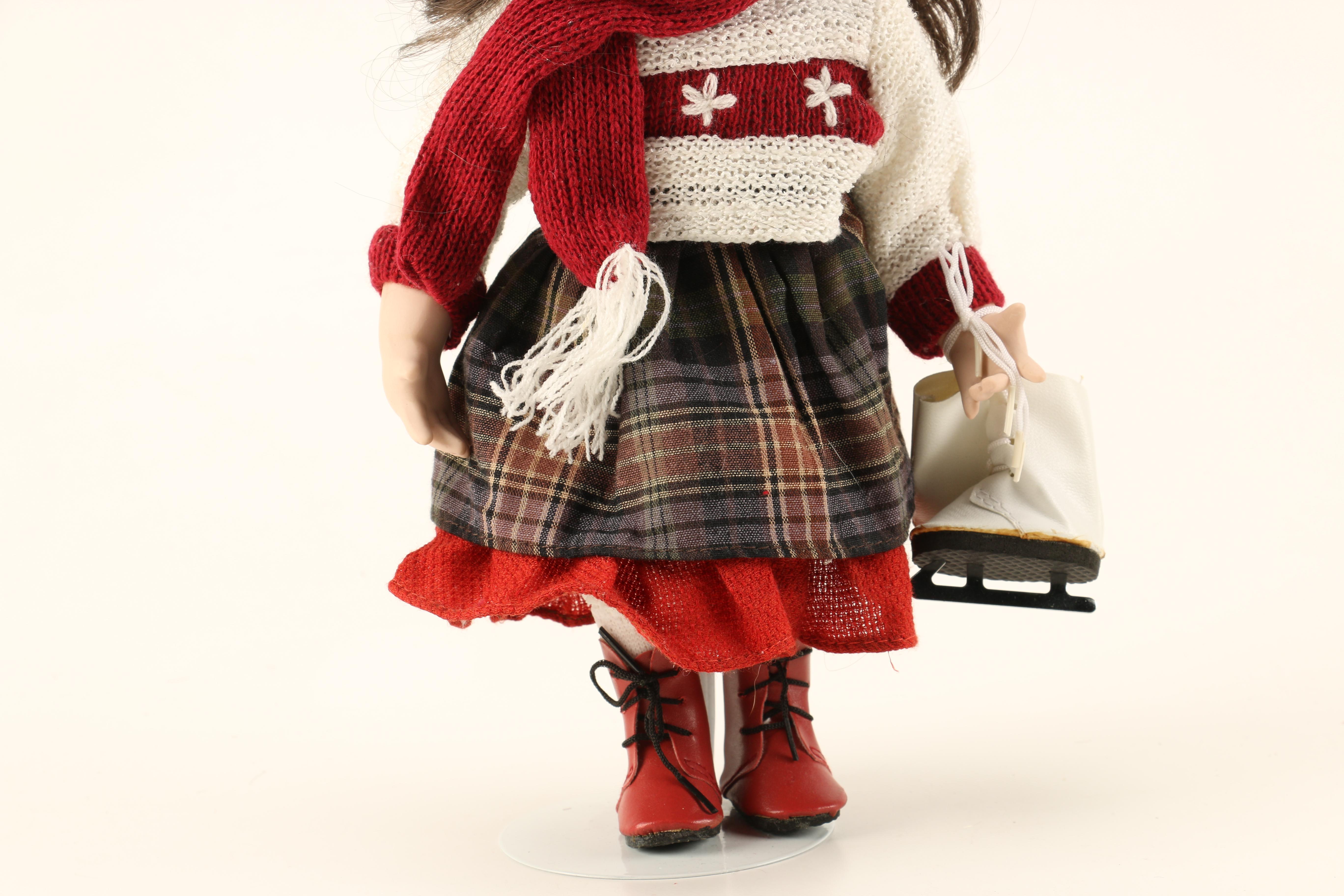 Pair of Porcleain Ice Skater Dolls