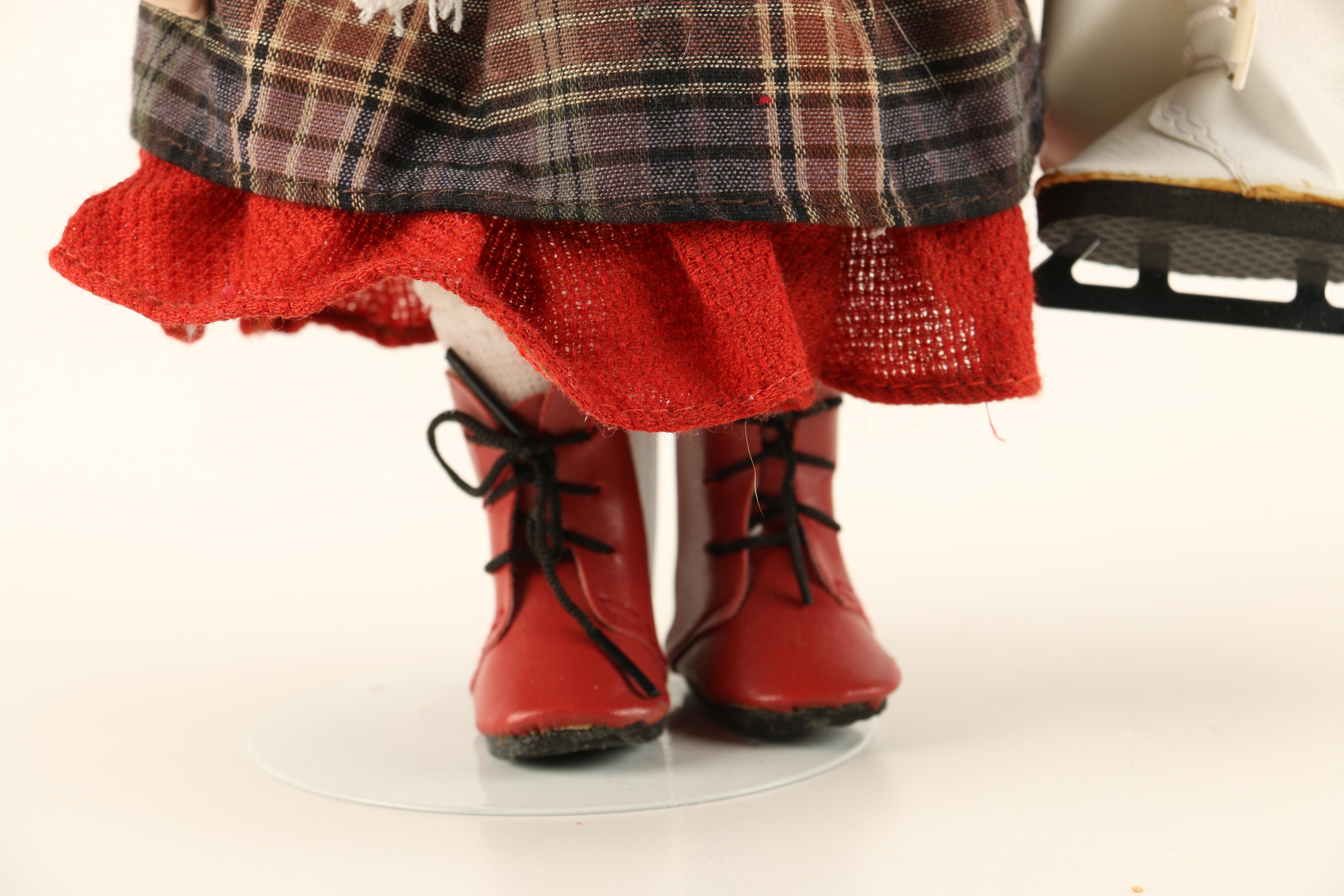 Pair of Porcleain Ice Skater Dolls