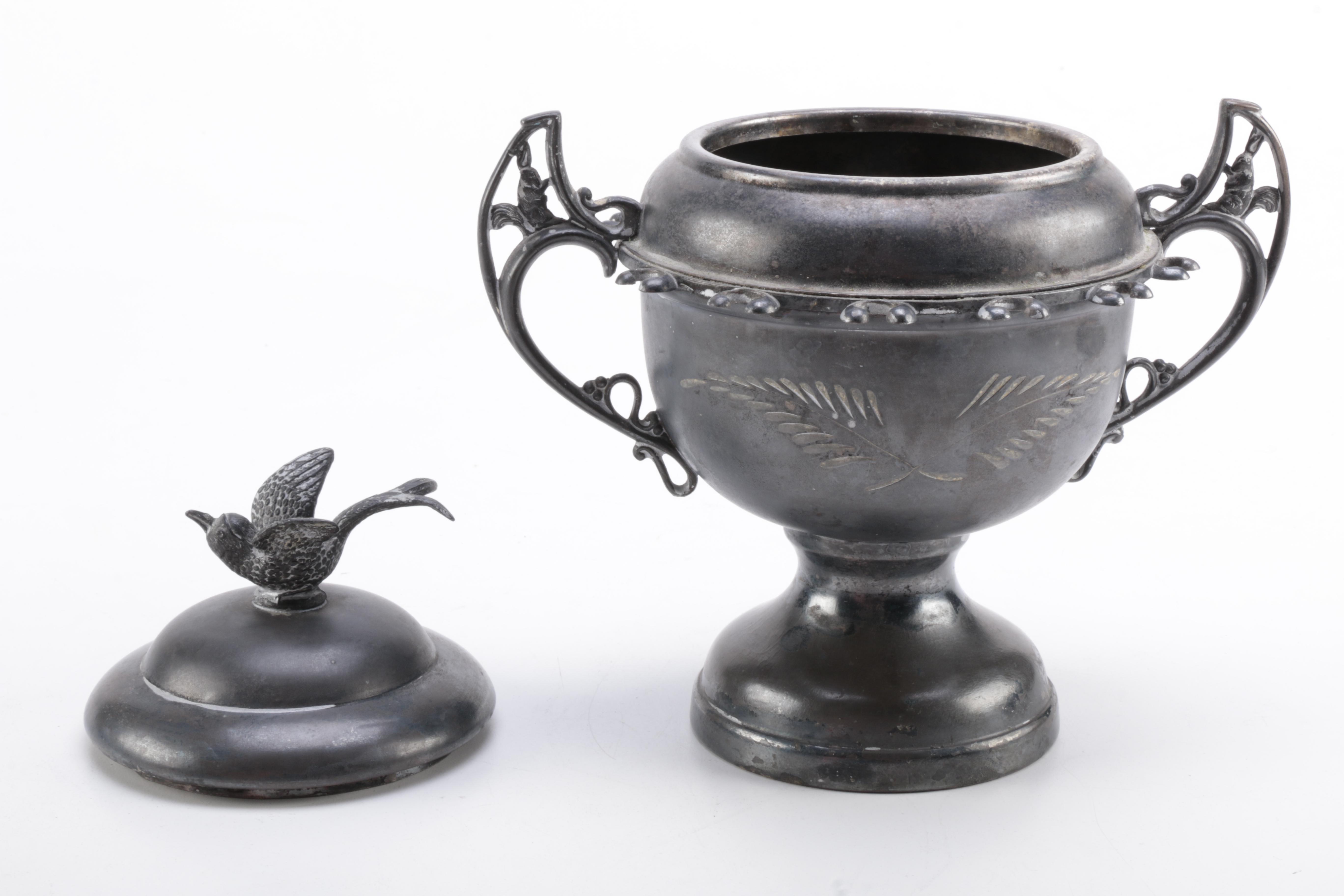 Early 20th Century William A Rogers Quadruple Plate Spooner