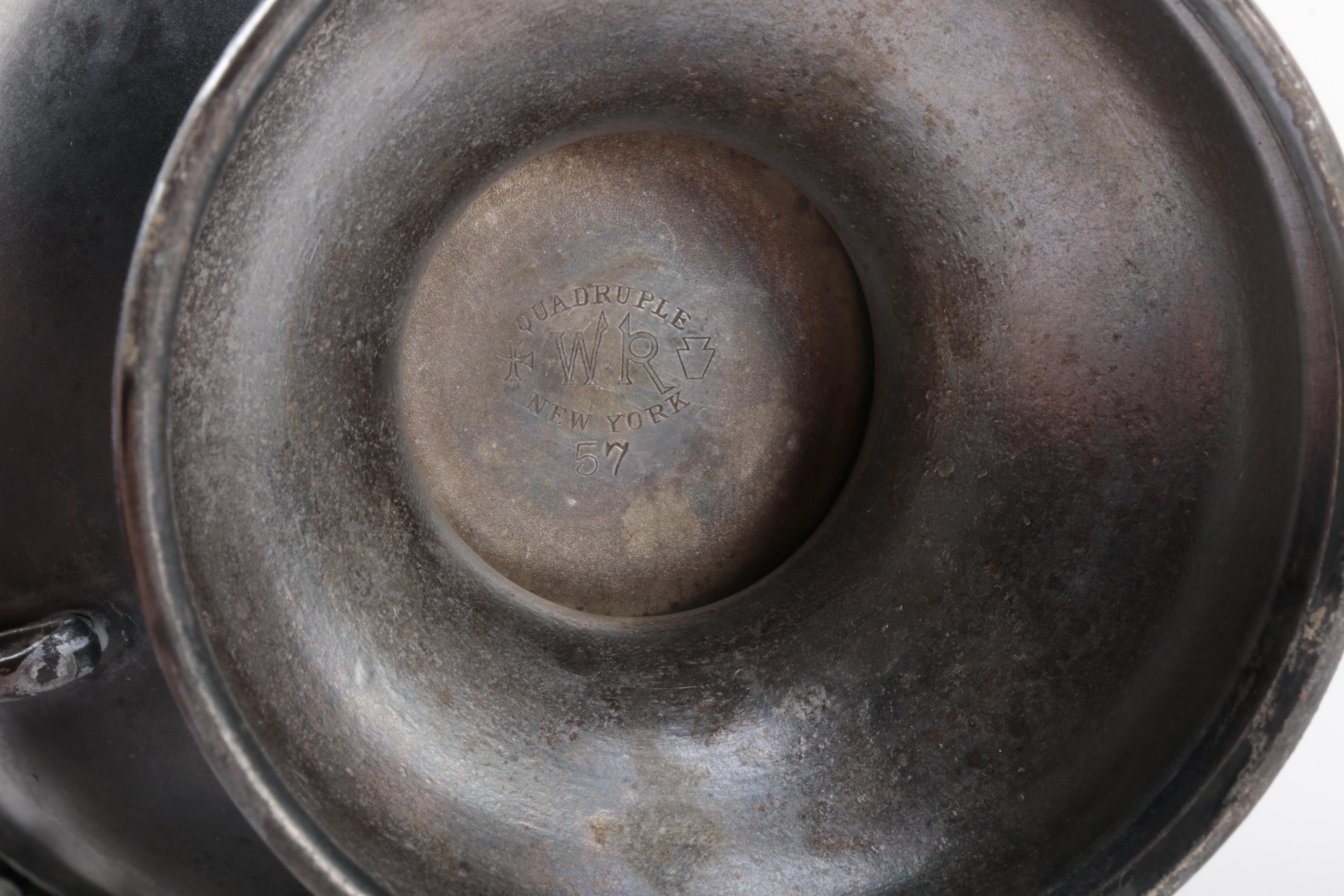 Early 20th Century William A Rogers Quadruple Plate Spooner