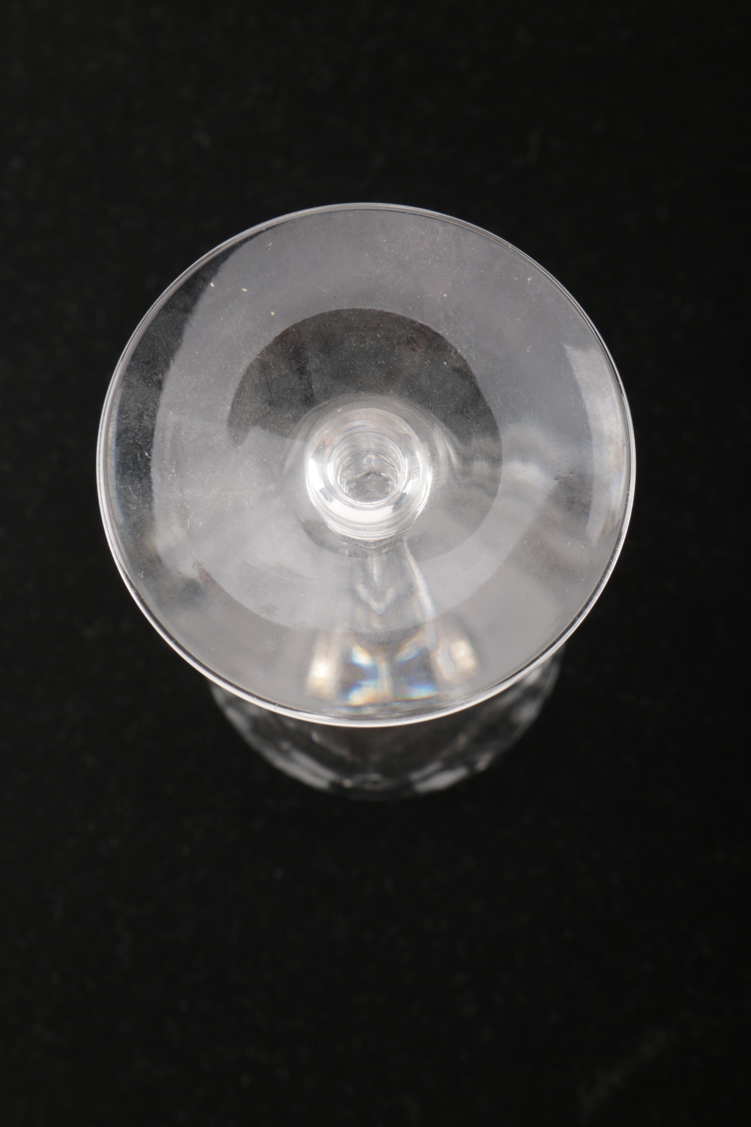 Etched Cordial Glasses