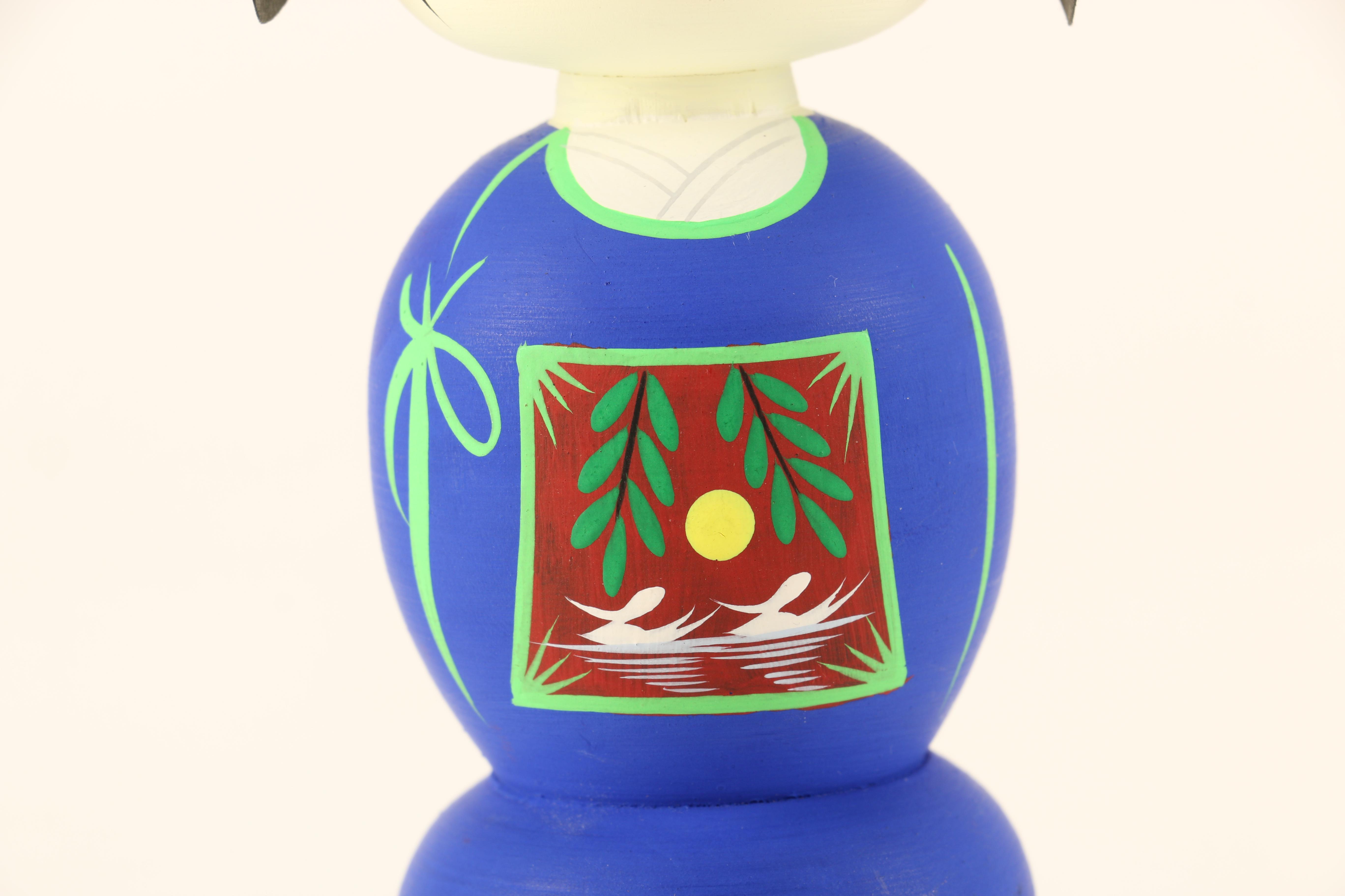 Korean Painted Wood Doll Couple