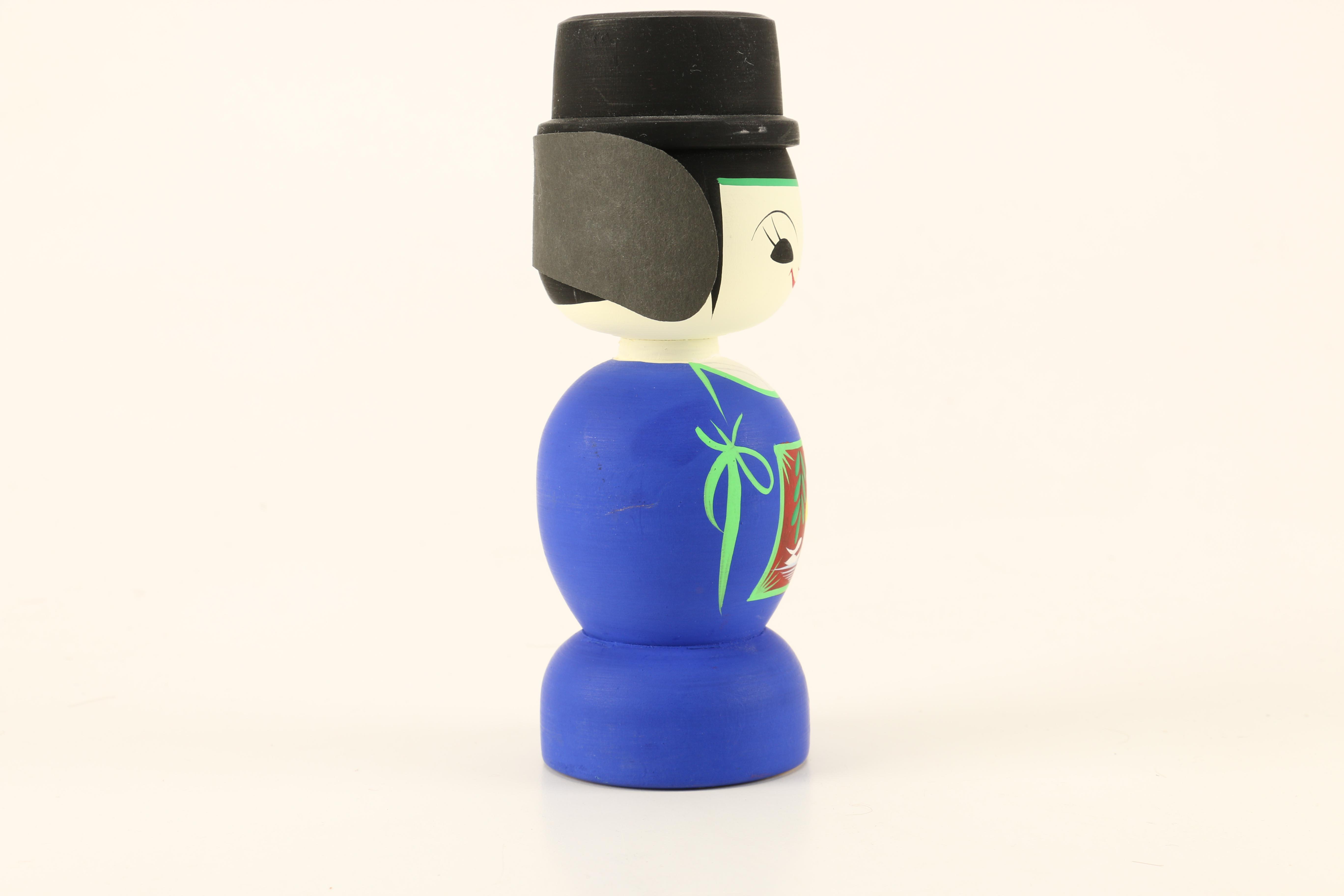 Korean Painted Wood Doll Couple