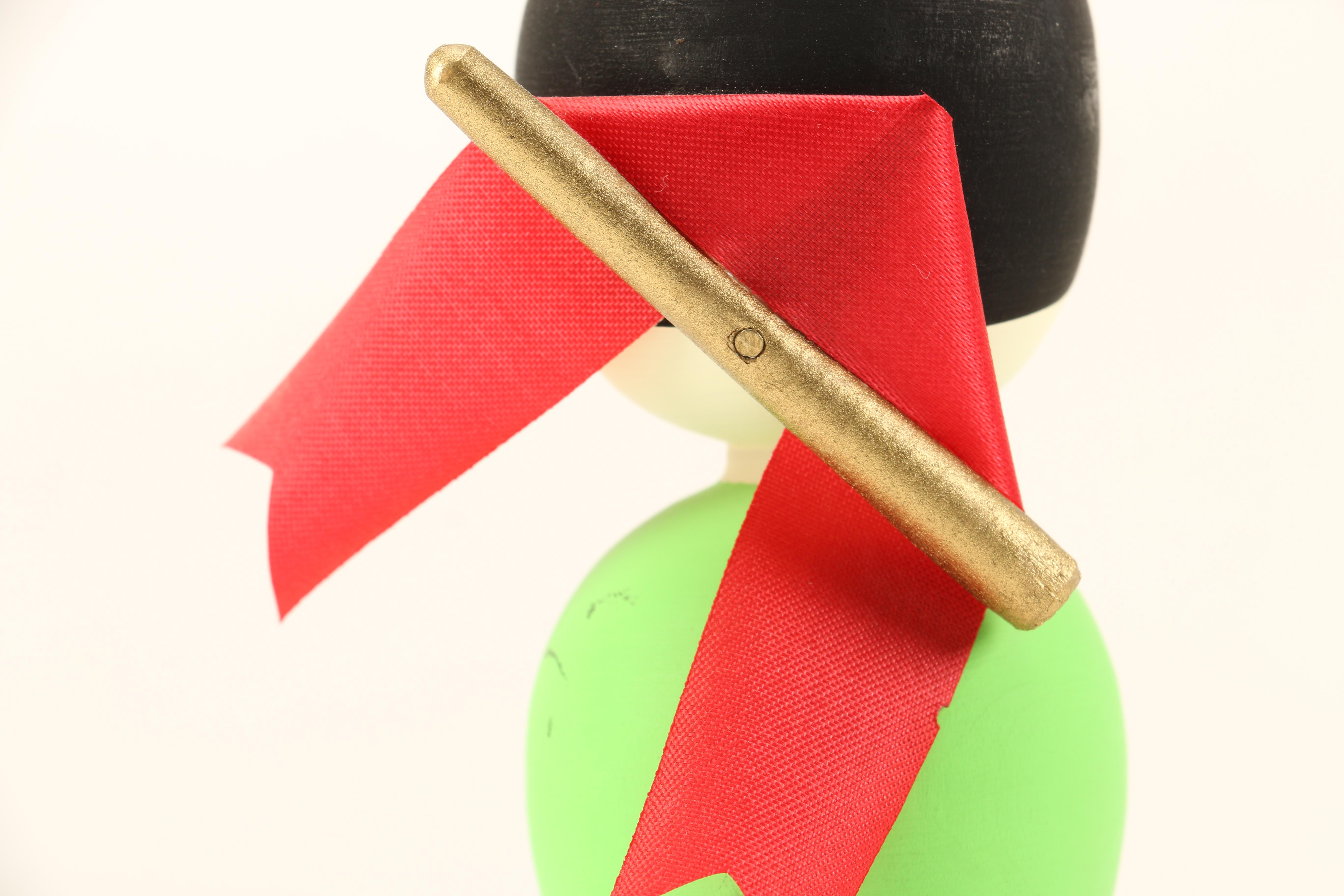 Korean Painted Wood Doll Couple