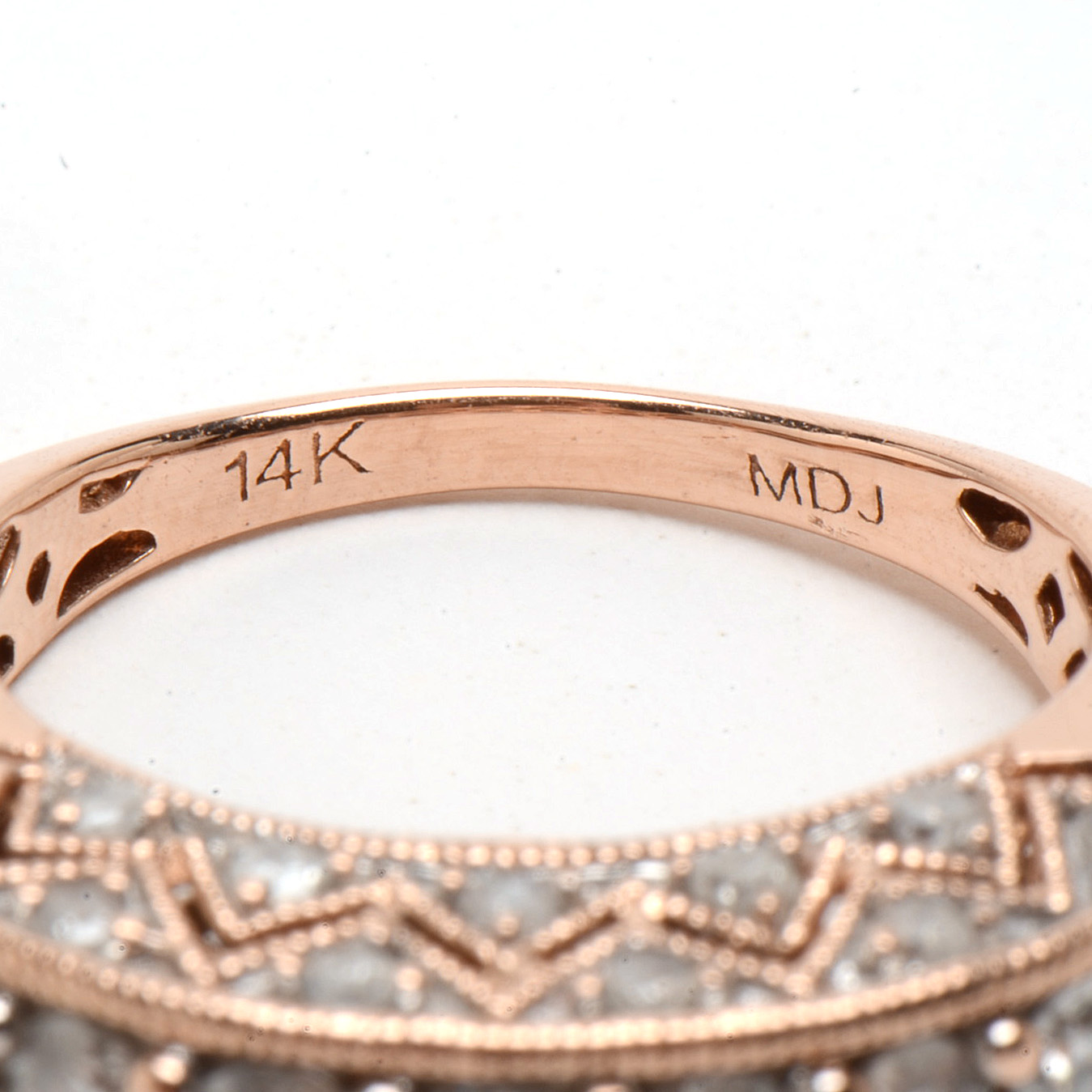 14K Rose Gold 1.04 CTW Diamond Ring