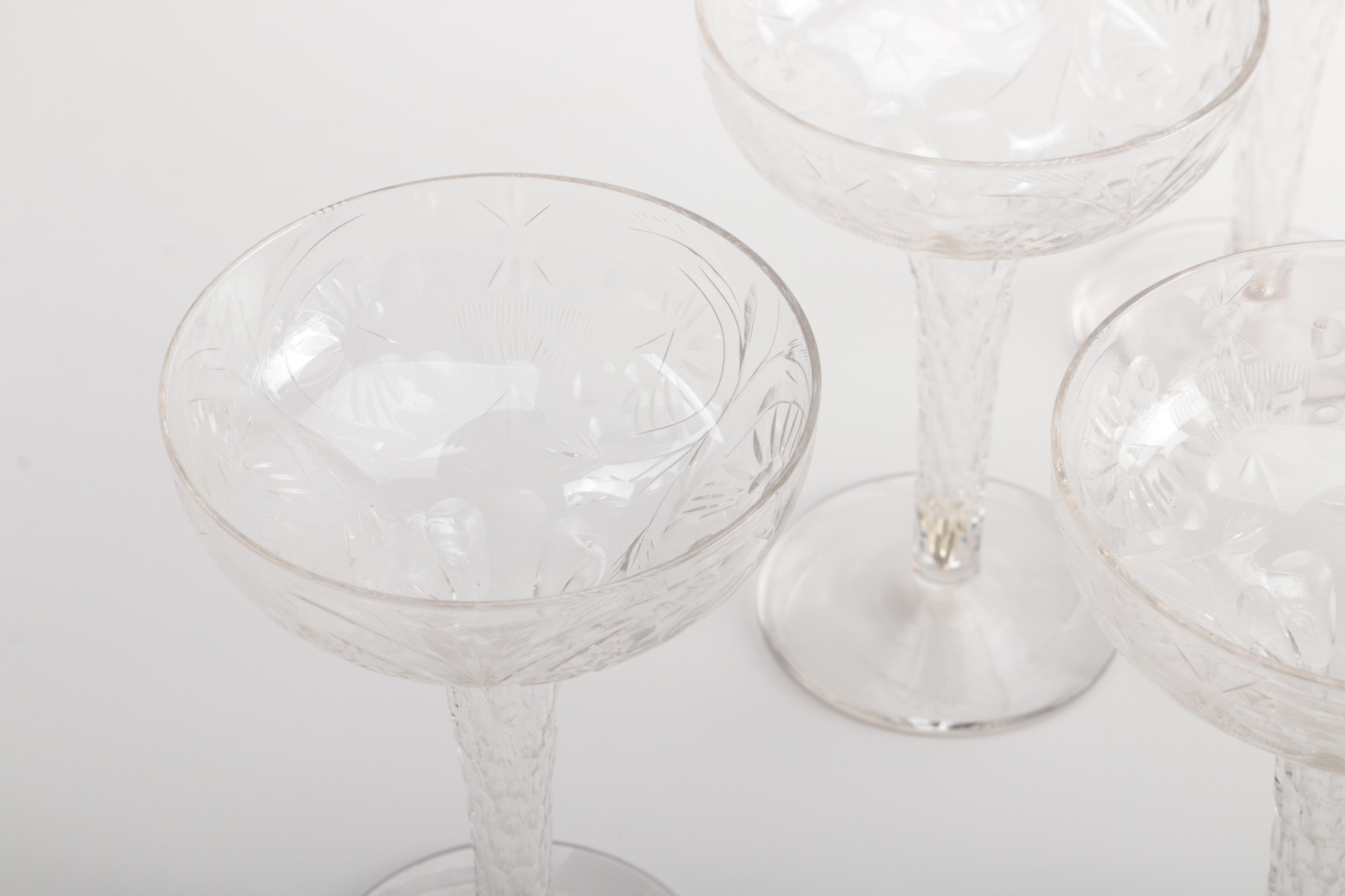 Crystal Champagne Glasses