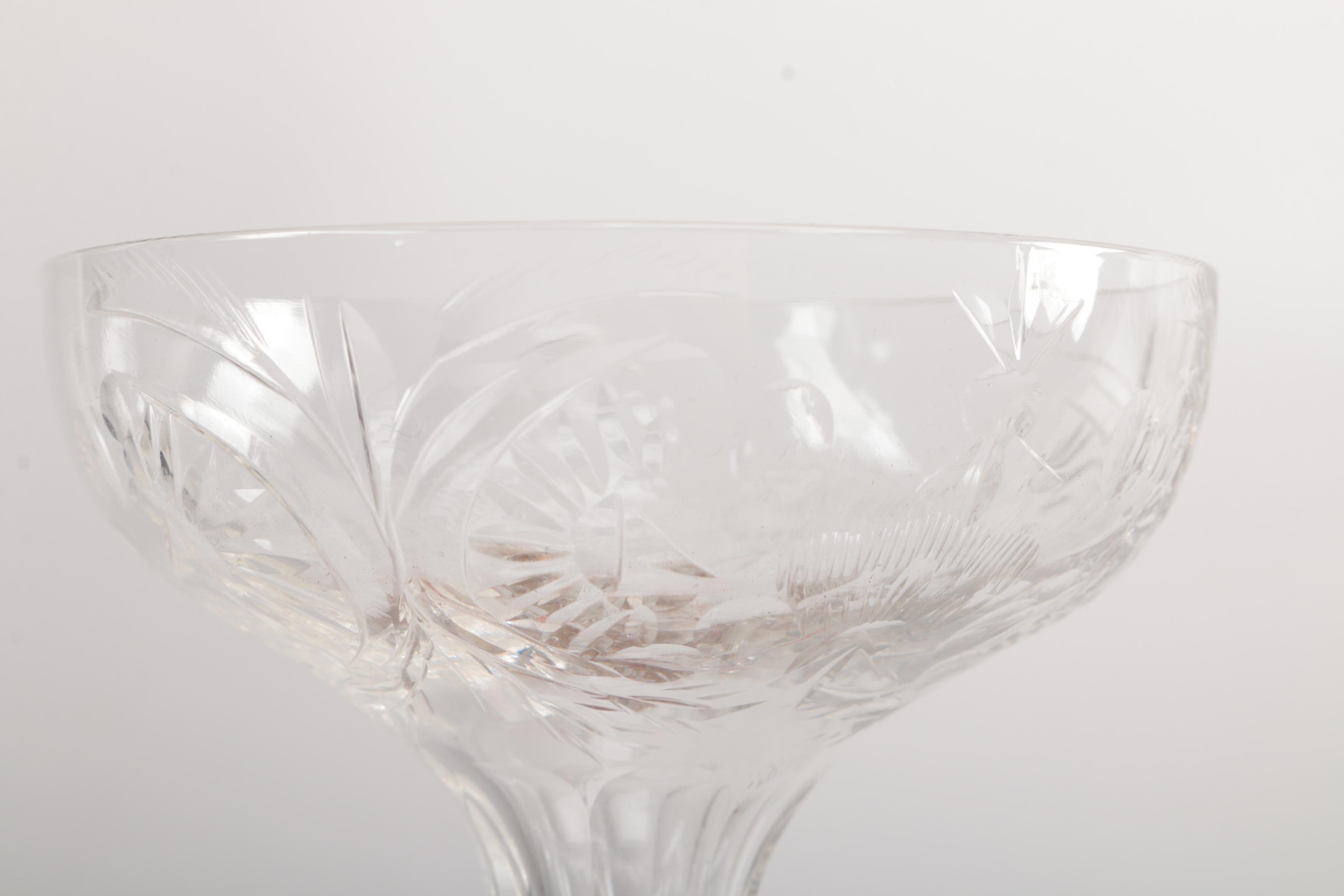 Crystal Champagne Glasses