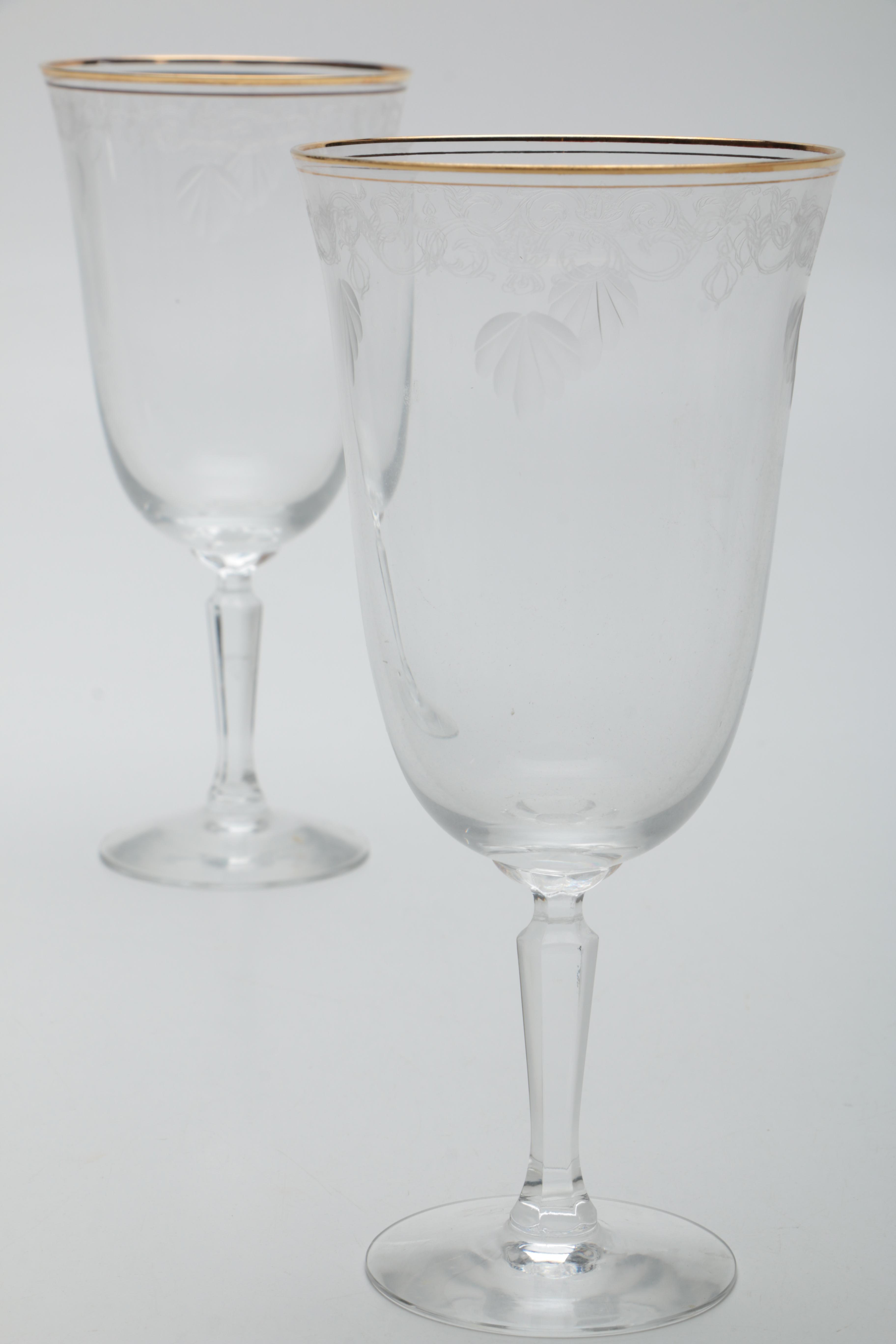 Lenox "Classic Shell" Crystal Iced Tea Glasses