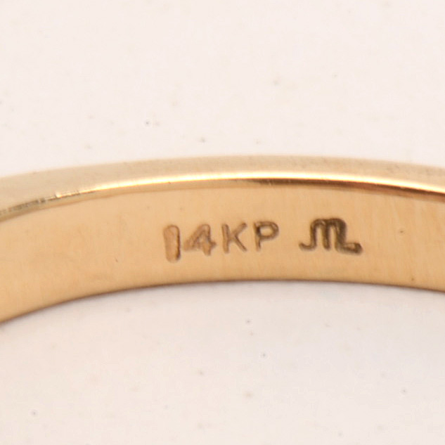 14K Yellow Gold Diamond Bridal Ring Set