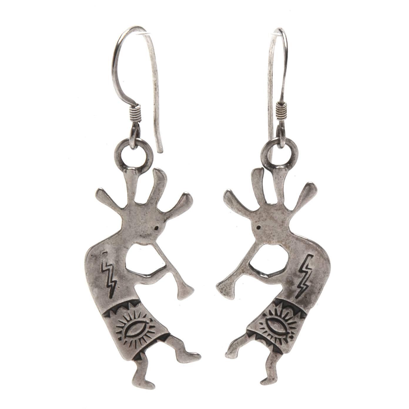 Two Pairs of Sterling Silver Earrings Including Black Onyx