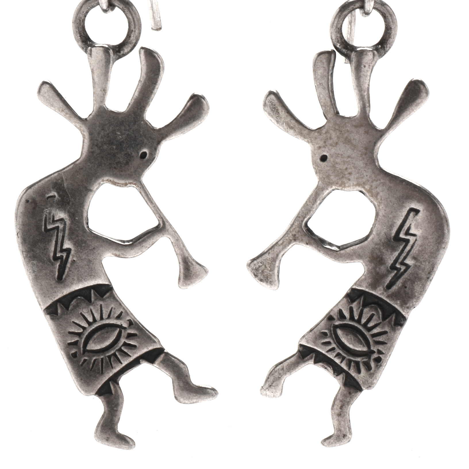 Two Pairs of Sterling Silver Earrings Including Black Onyx