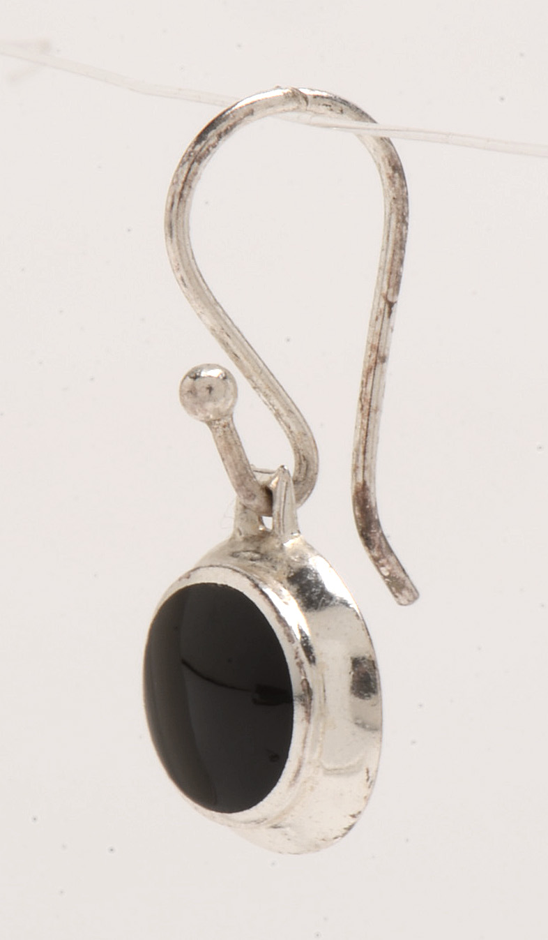 Two Pairs of Sterling Silver Earrings Including Black Onyx