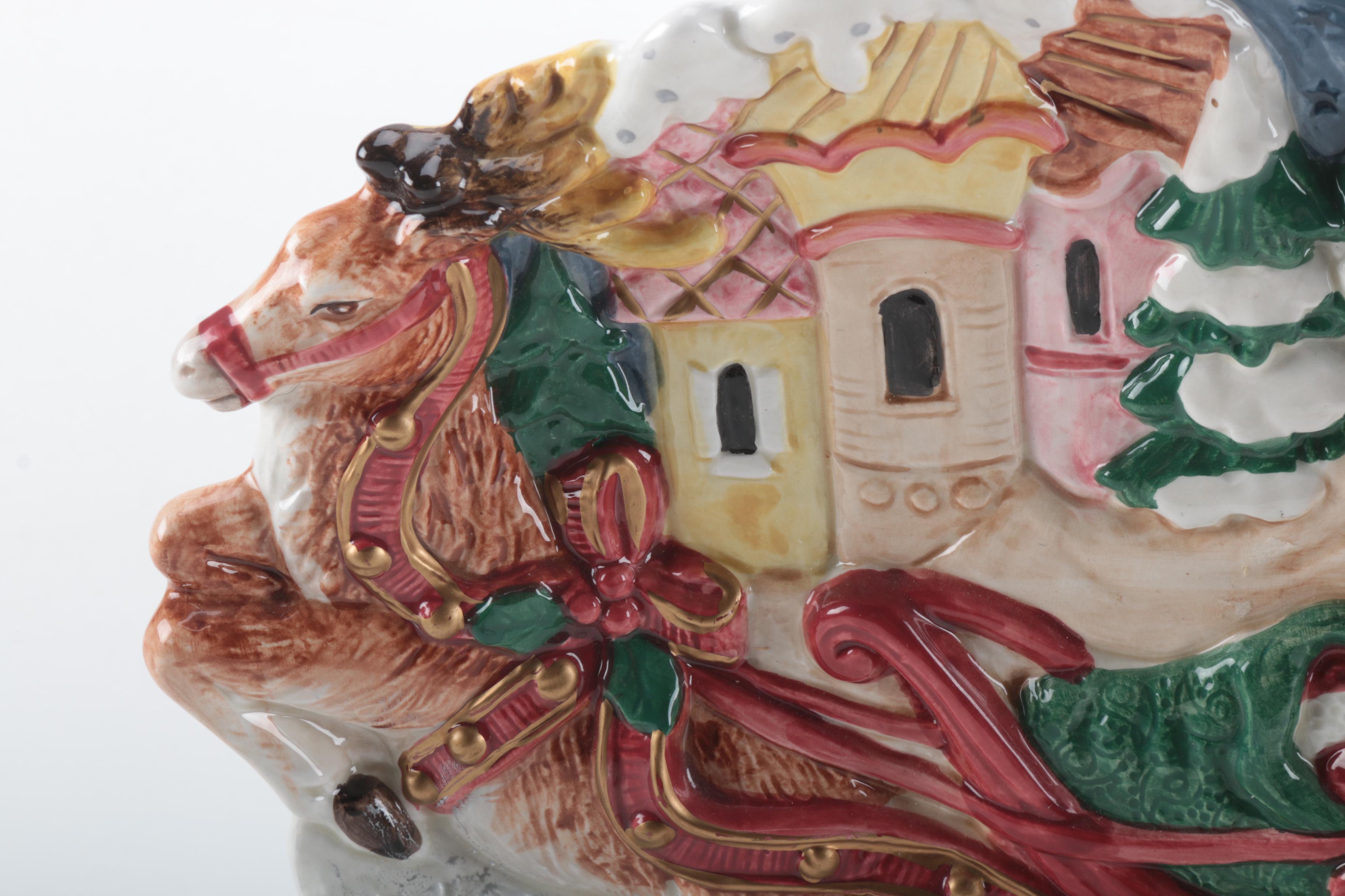 Decorative Holiday Platters Featuring Fitz & Floyd