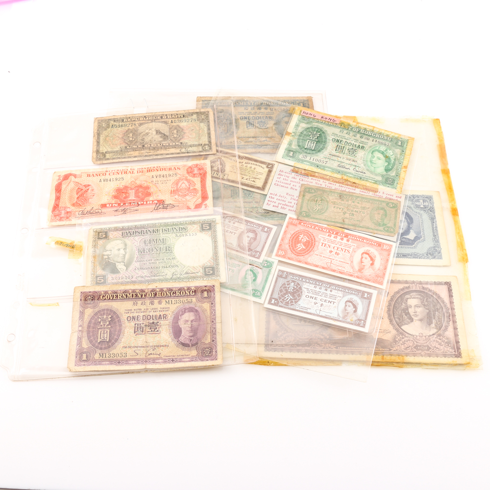 Assortment of Foreign Currency