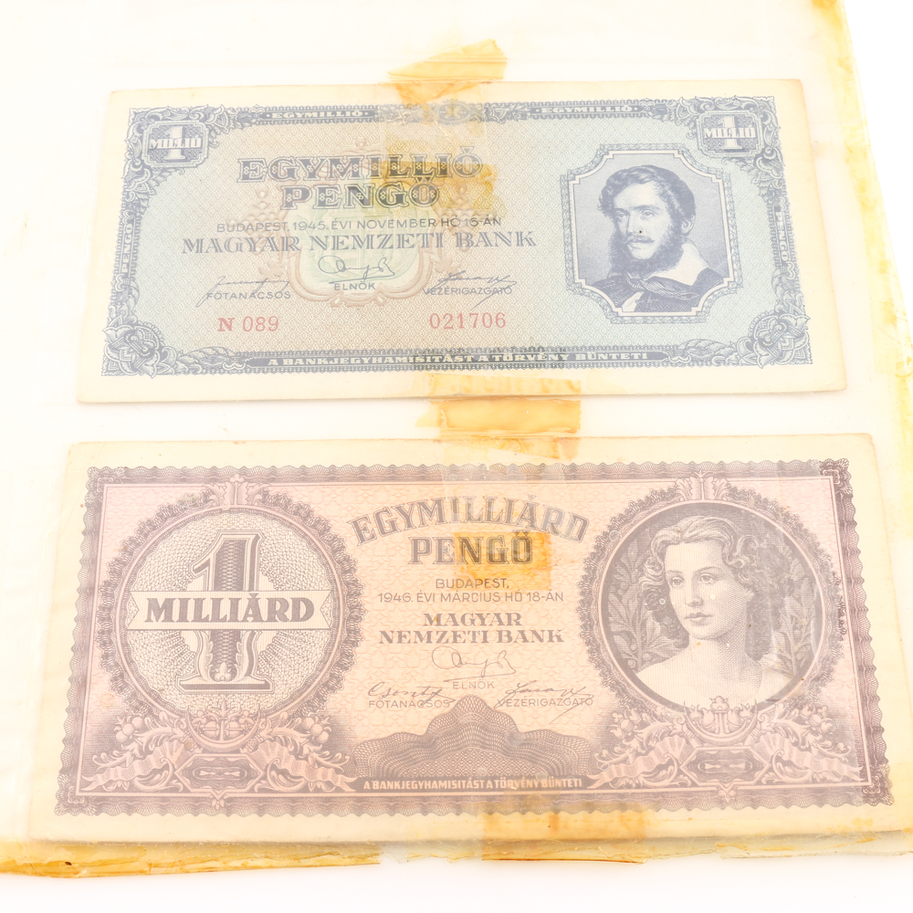 Assortment of Foreign Currency