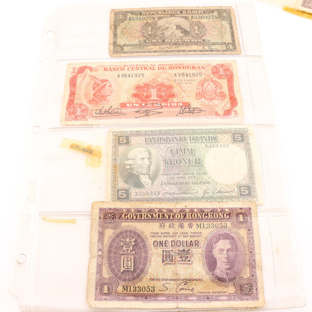 Assortment of Foreign Currency