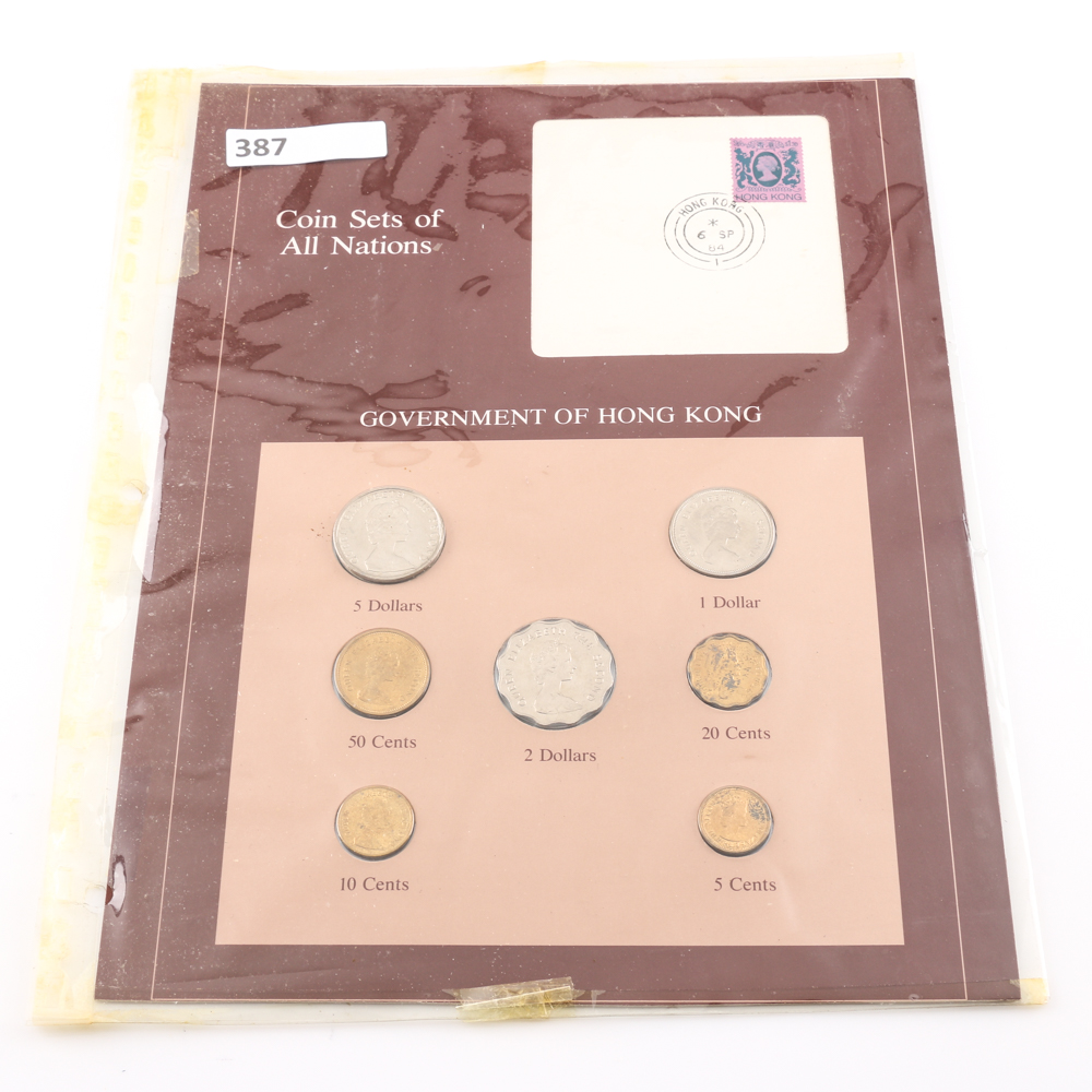 1982 Government of Hong Kong Coin Set