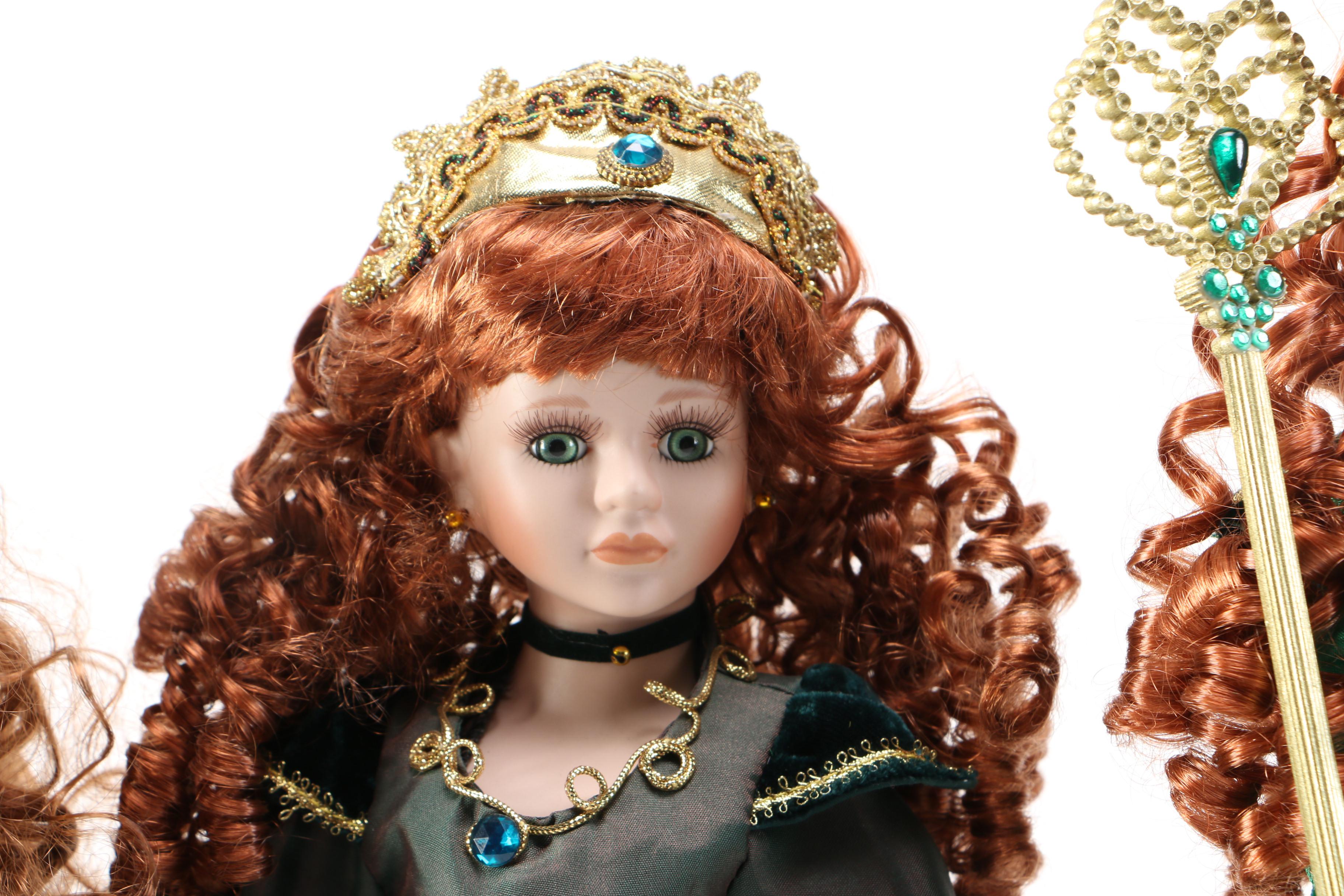 Collection of Porcelain Dolls