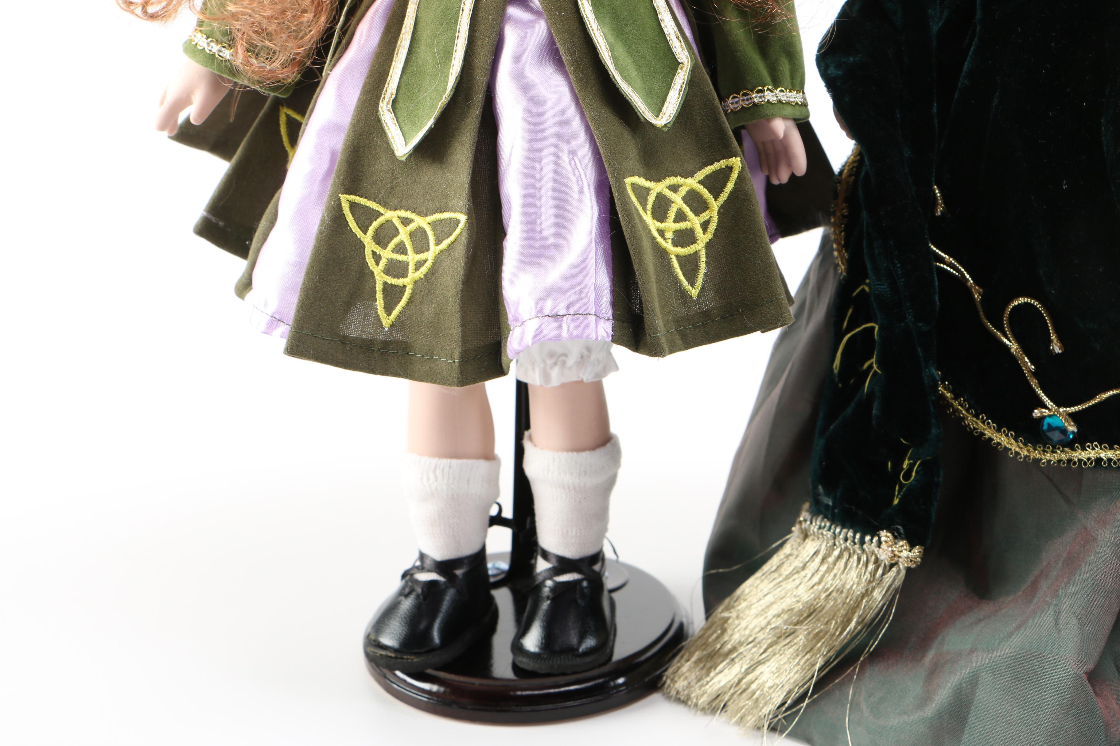 Collection of Porcelain Dolls