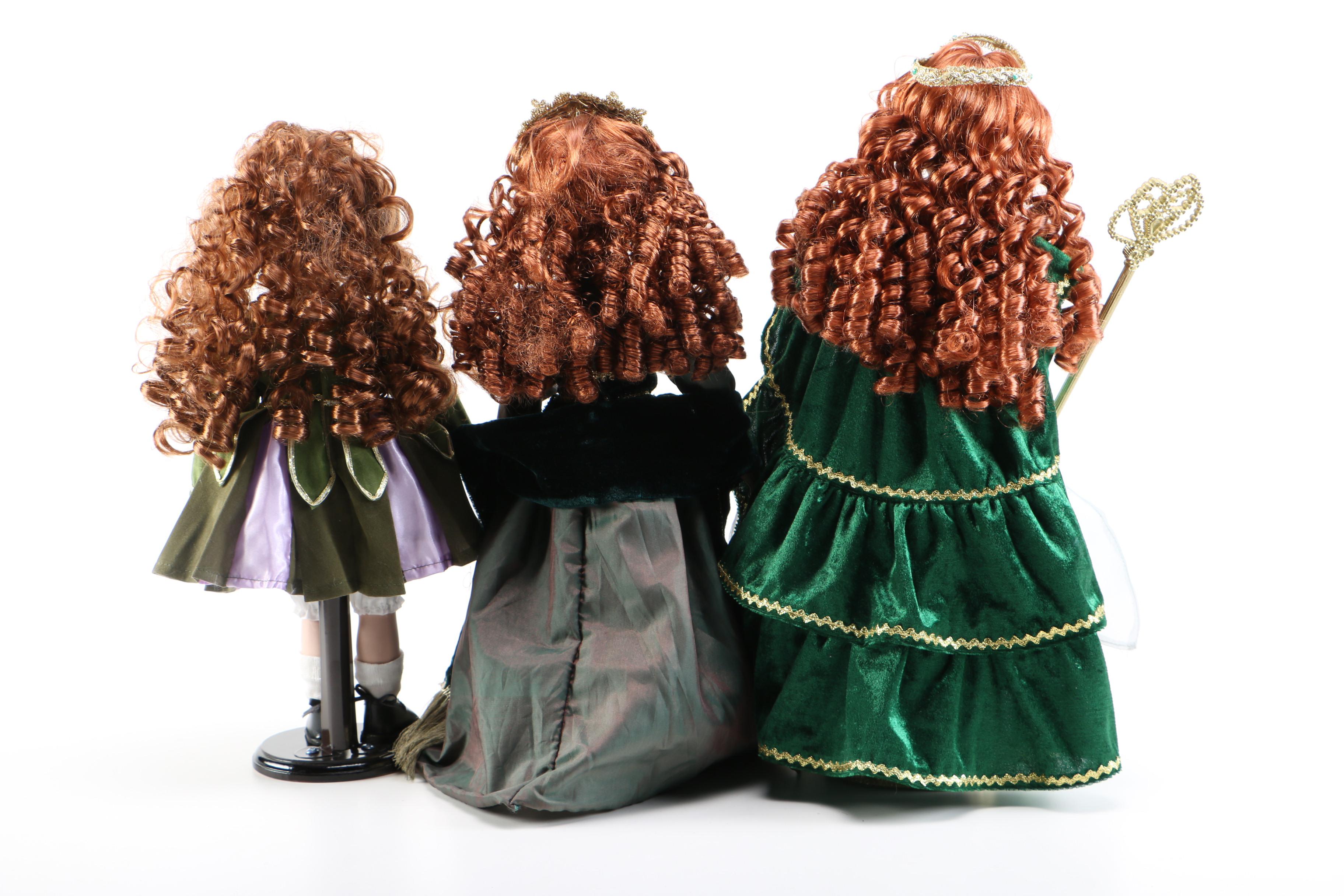 Collection of Porcelain Dolls