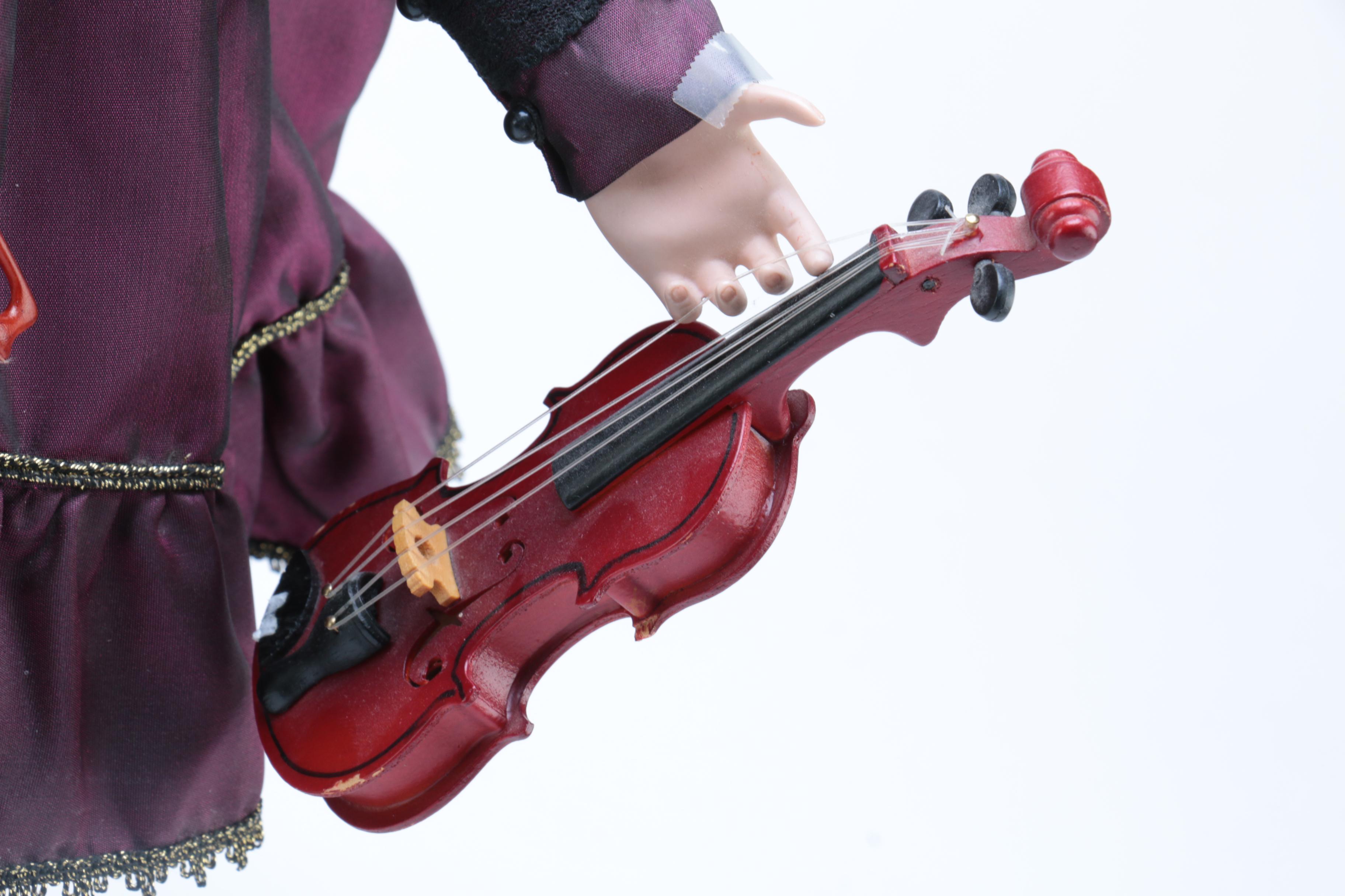 Three Porcelain Dolls Including Hamilton Collection