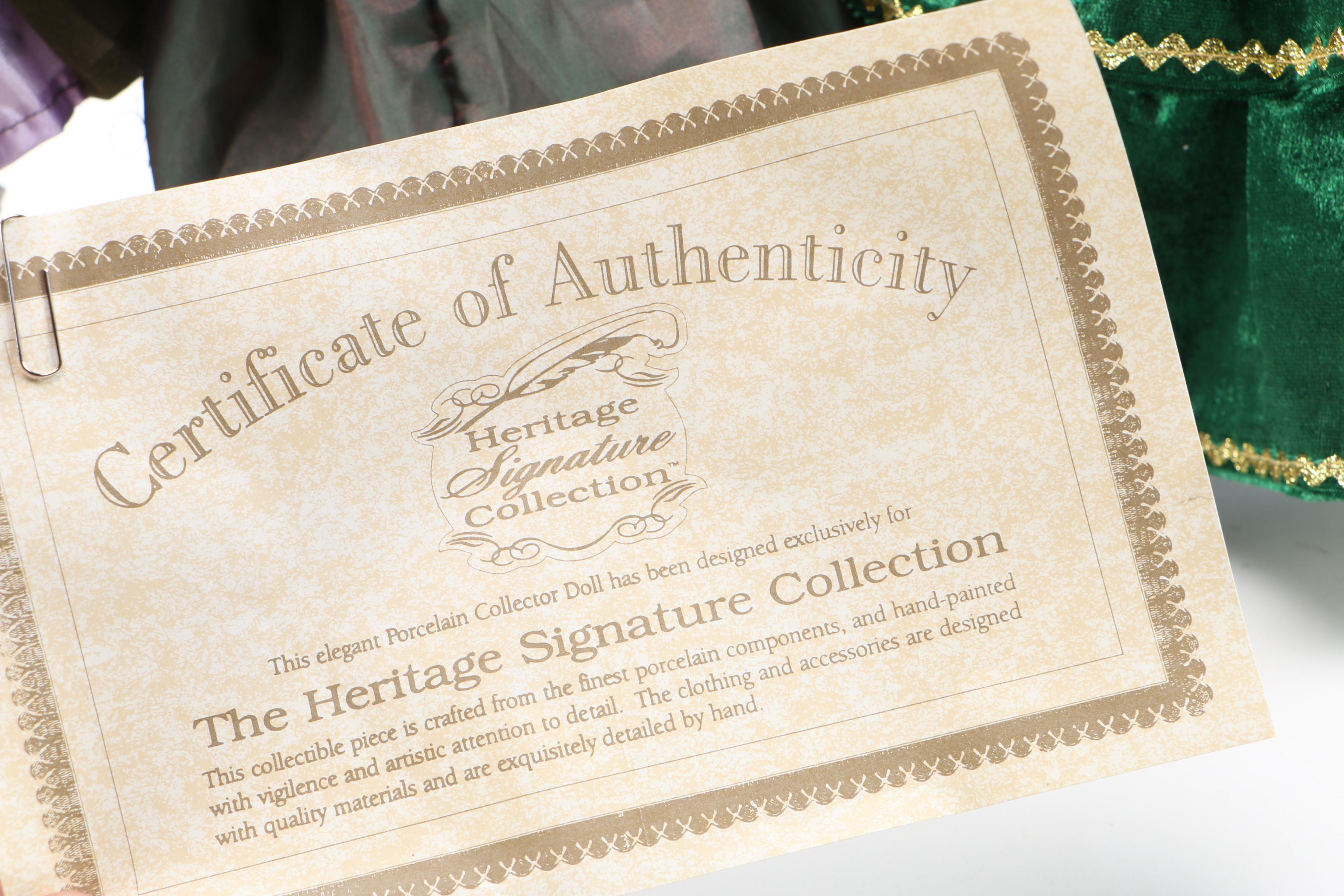 Collection of Porcelain Dolls