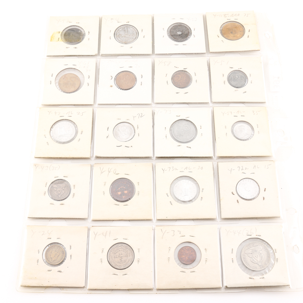 Collection of Assorted Foreign Coins