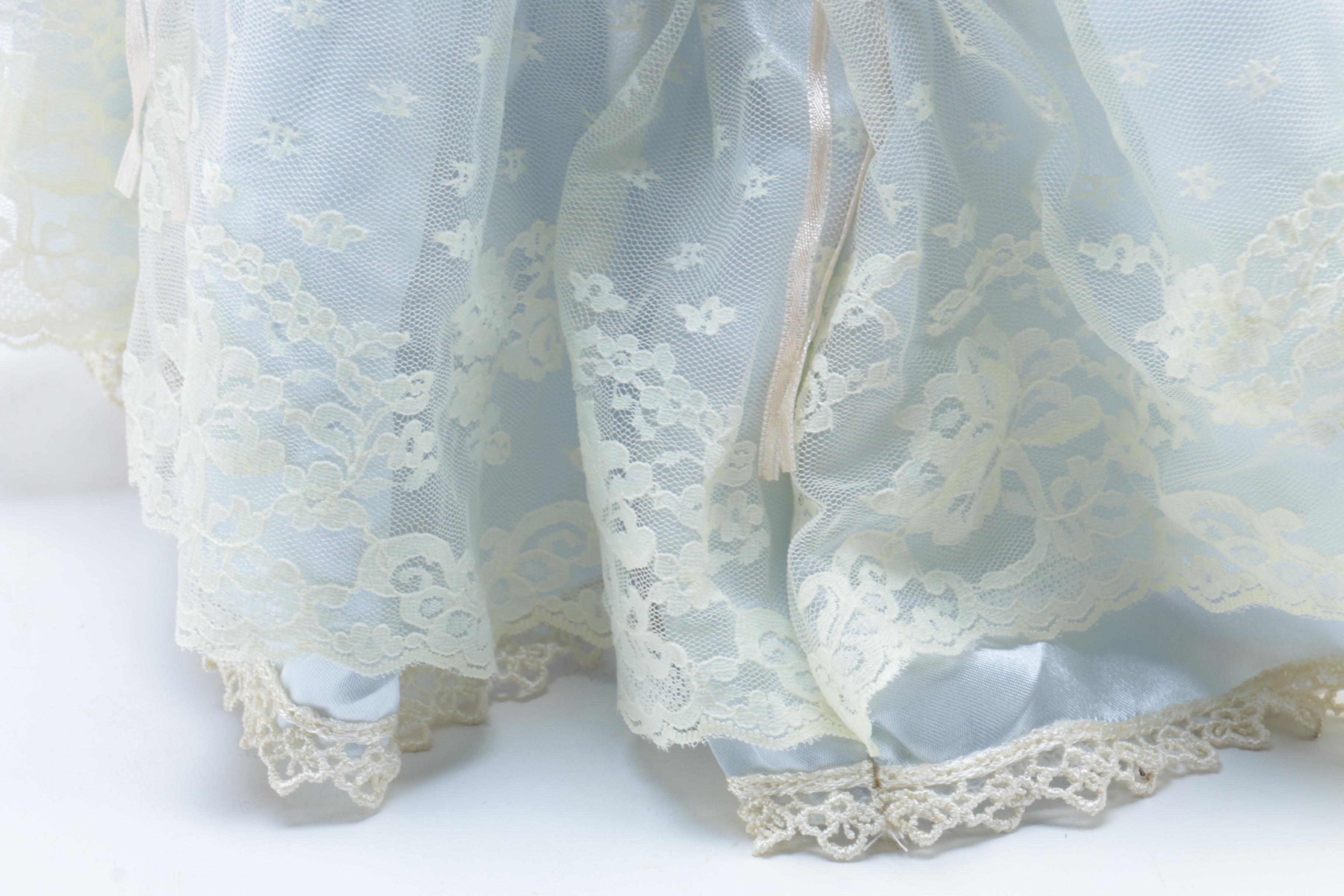 Three Porcelain Dolls Including Hamilton Collection