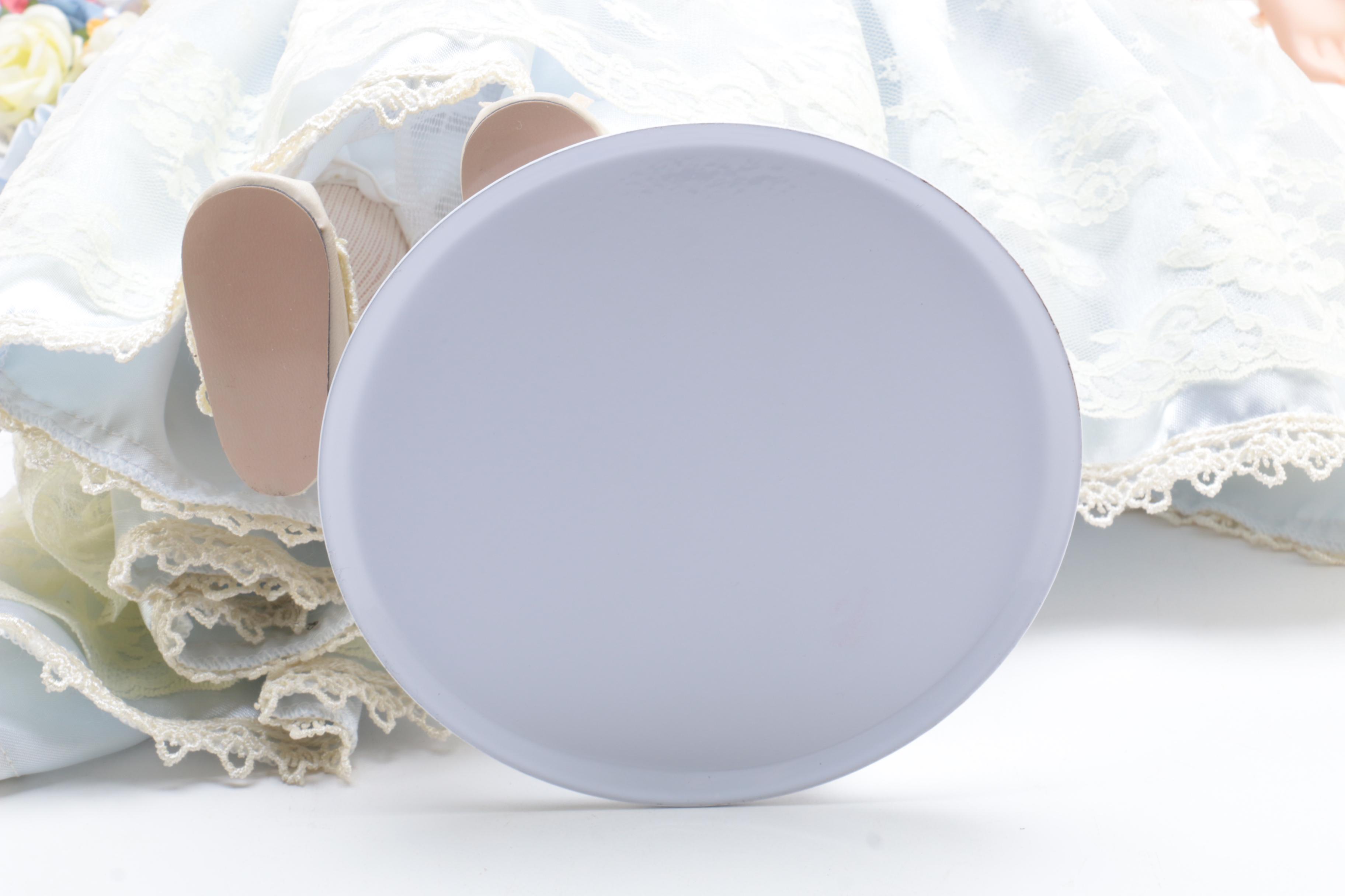 Three Porcelain Dolls Including Hamilton Collection