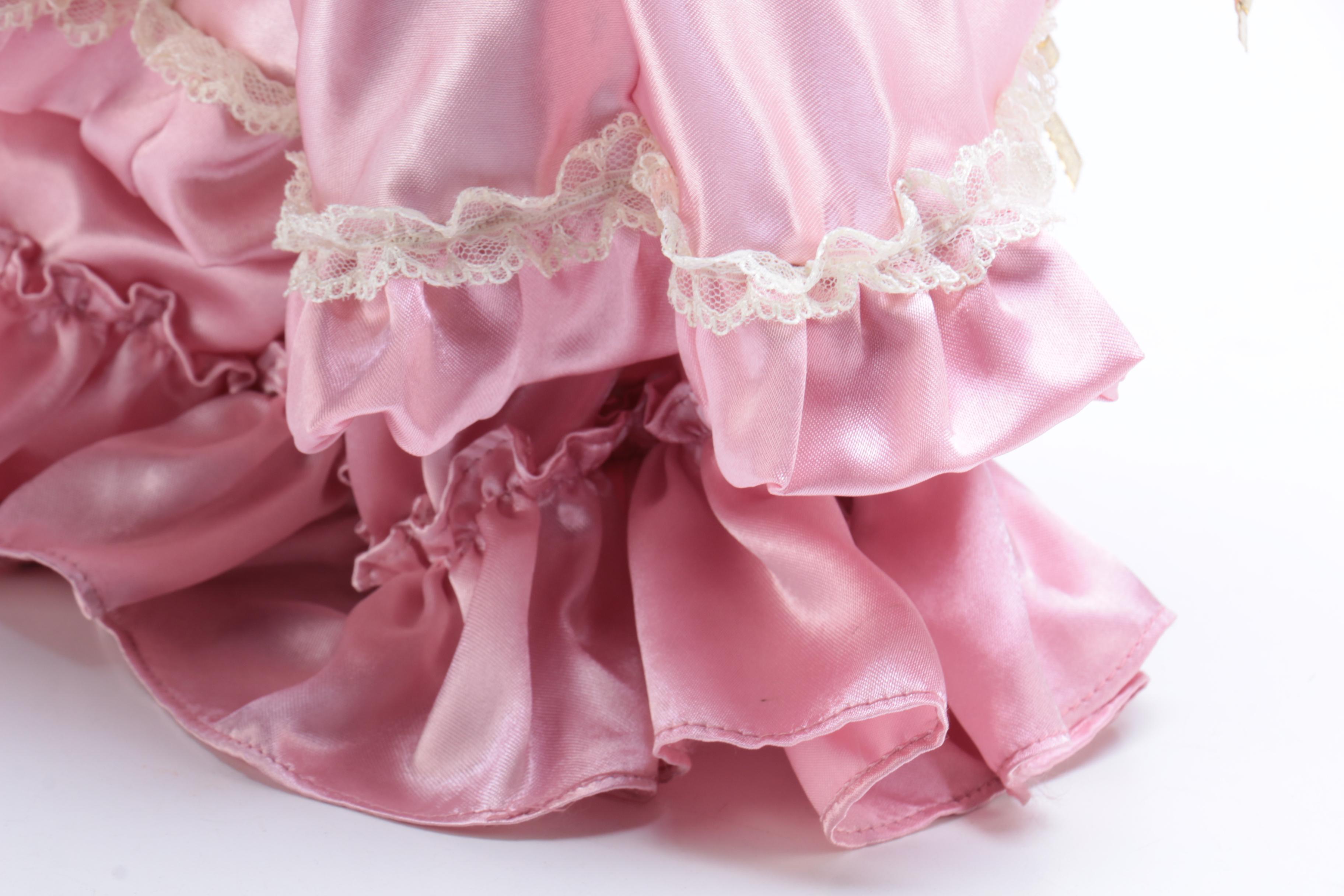 Three Porcelain Dolls Including Hamilton Collection