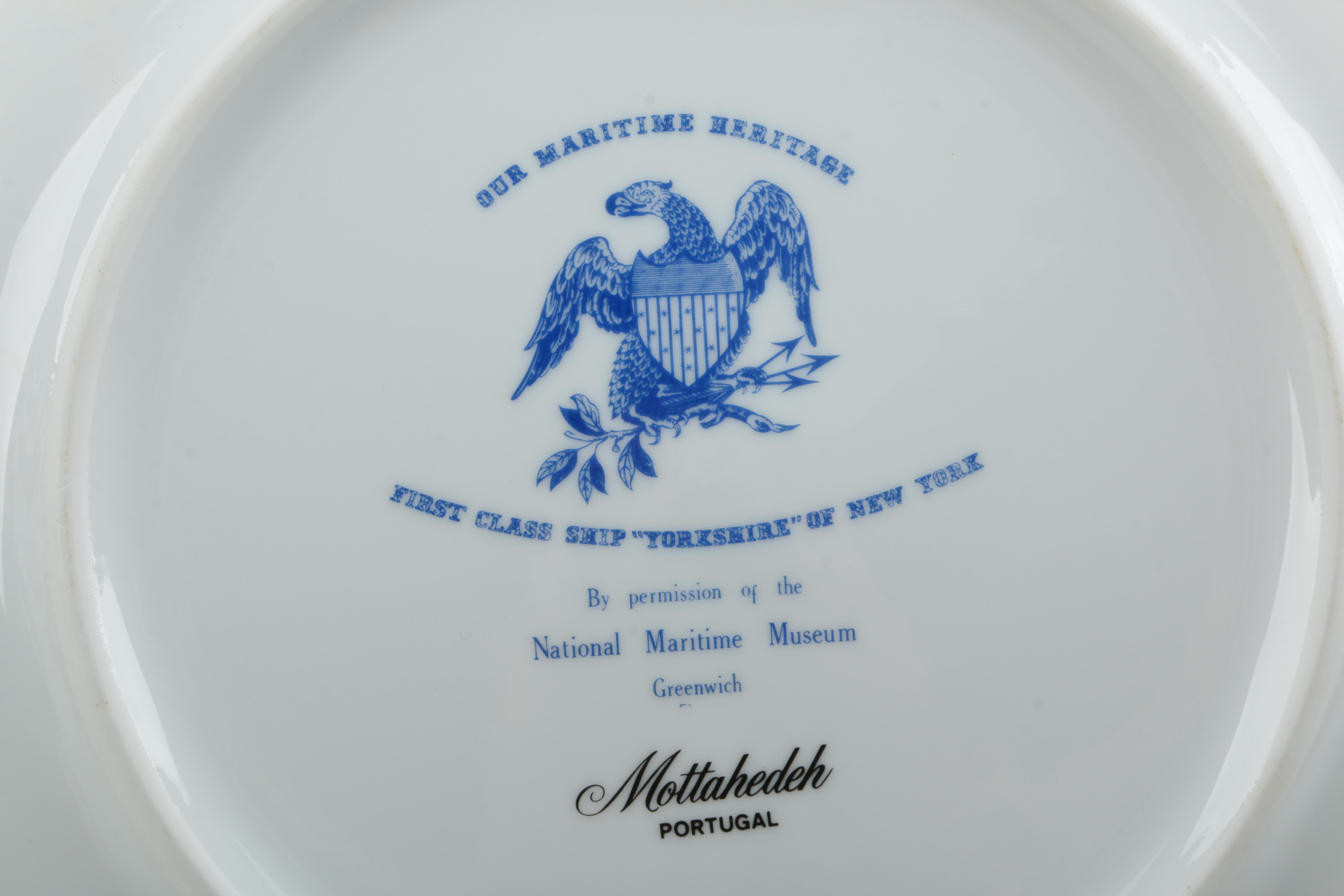 Mottahedeh "Our Maritime Heritage" Porcelain Plate Collection
