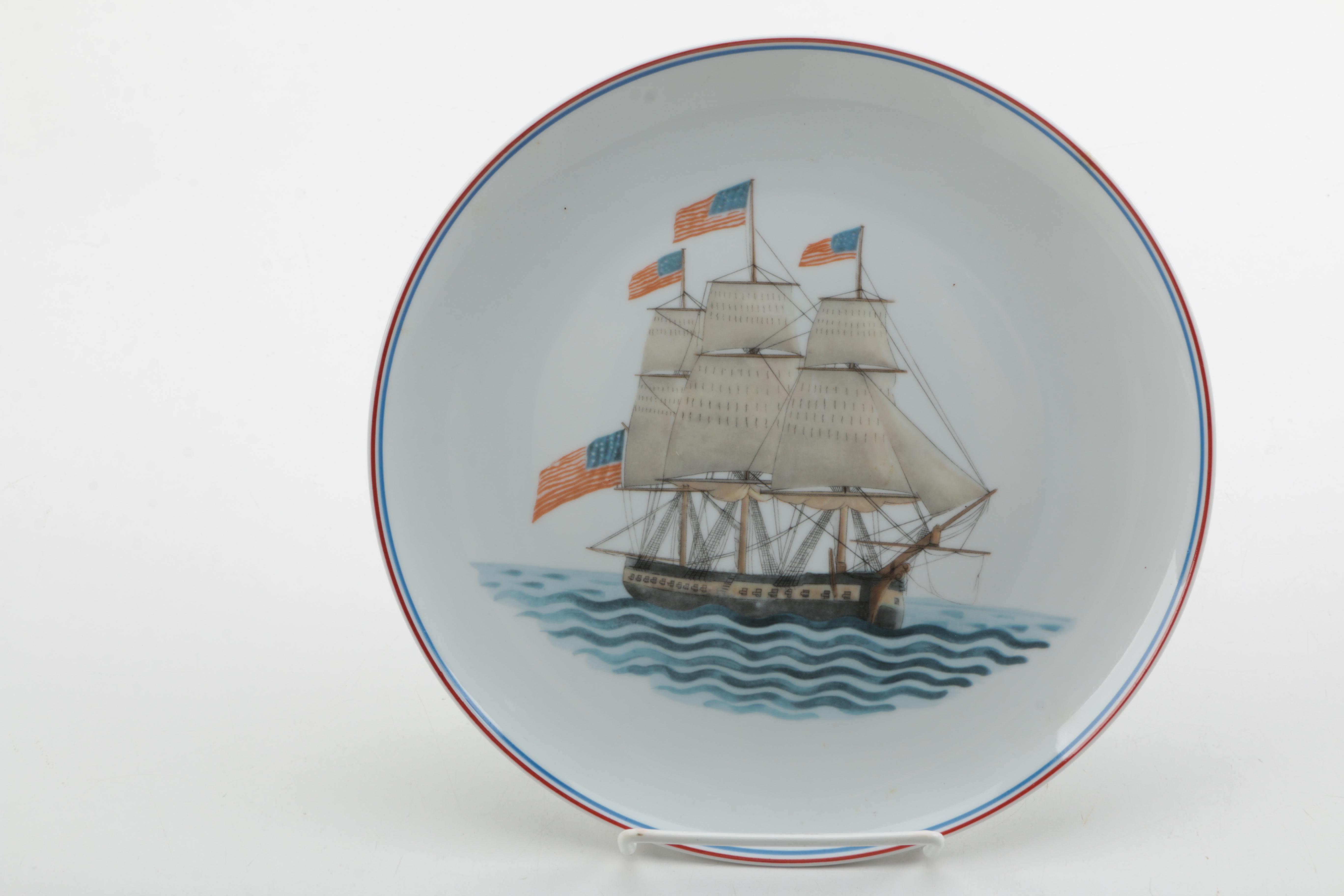 Mottahedeh "Our Maritime Heritage" Porcelain Plate Collection