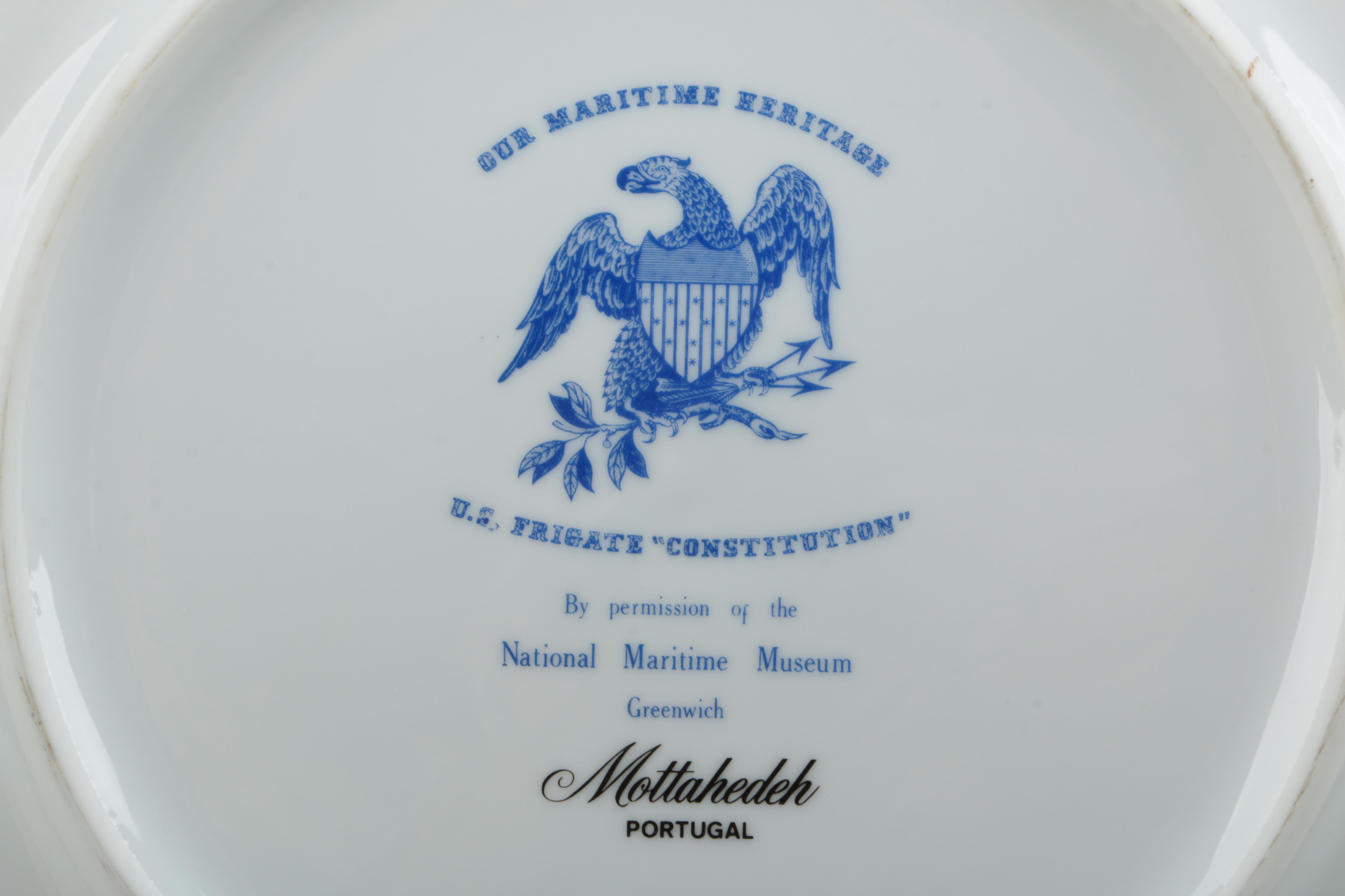Mottahedeh "Our Maritime Heritage" Porcelain Plate Collection