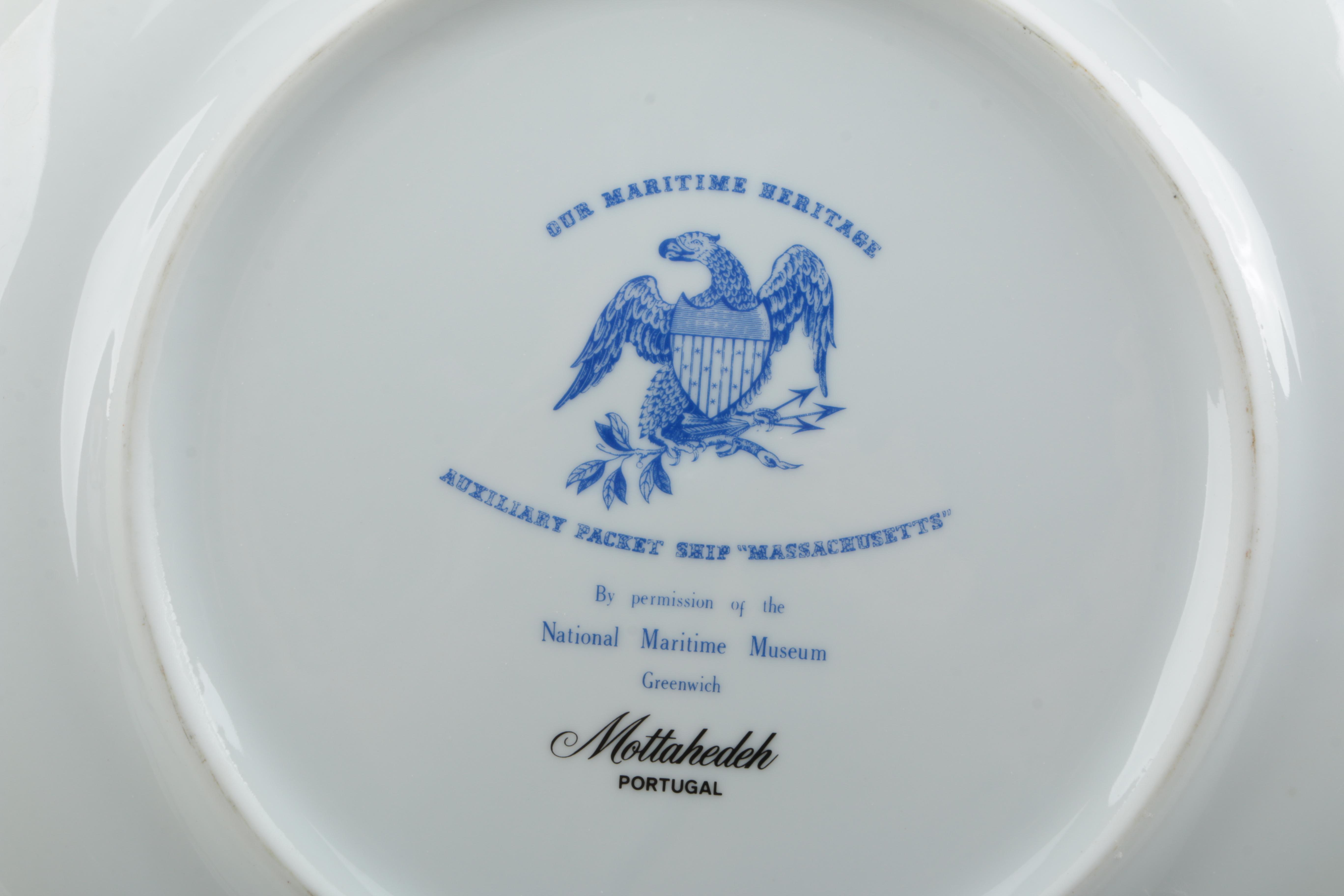 Mottahedeh "Our Maritime Heritage" Porcelain Plate Collection