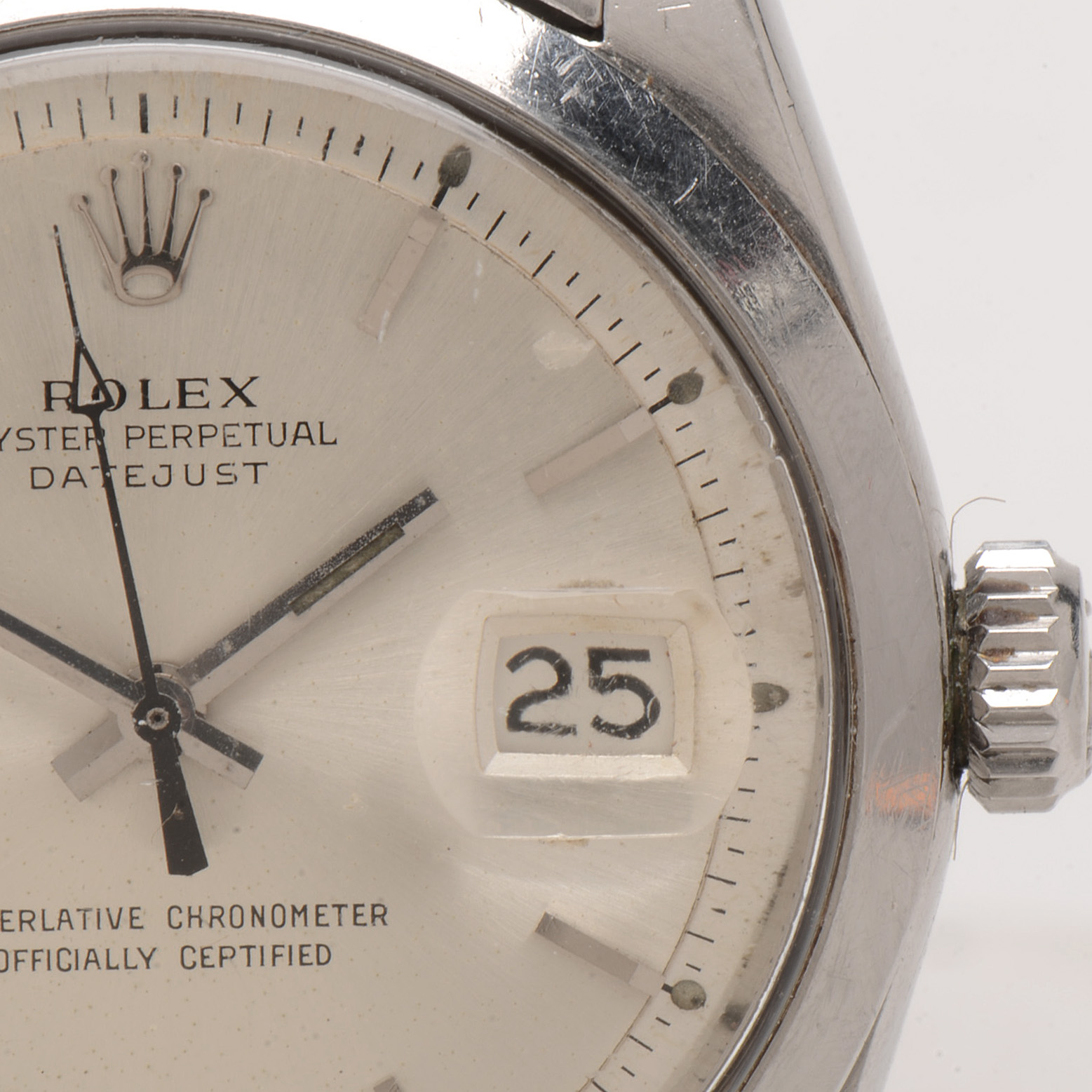 Vintage Rolex Datejust Stainless Steel Watch