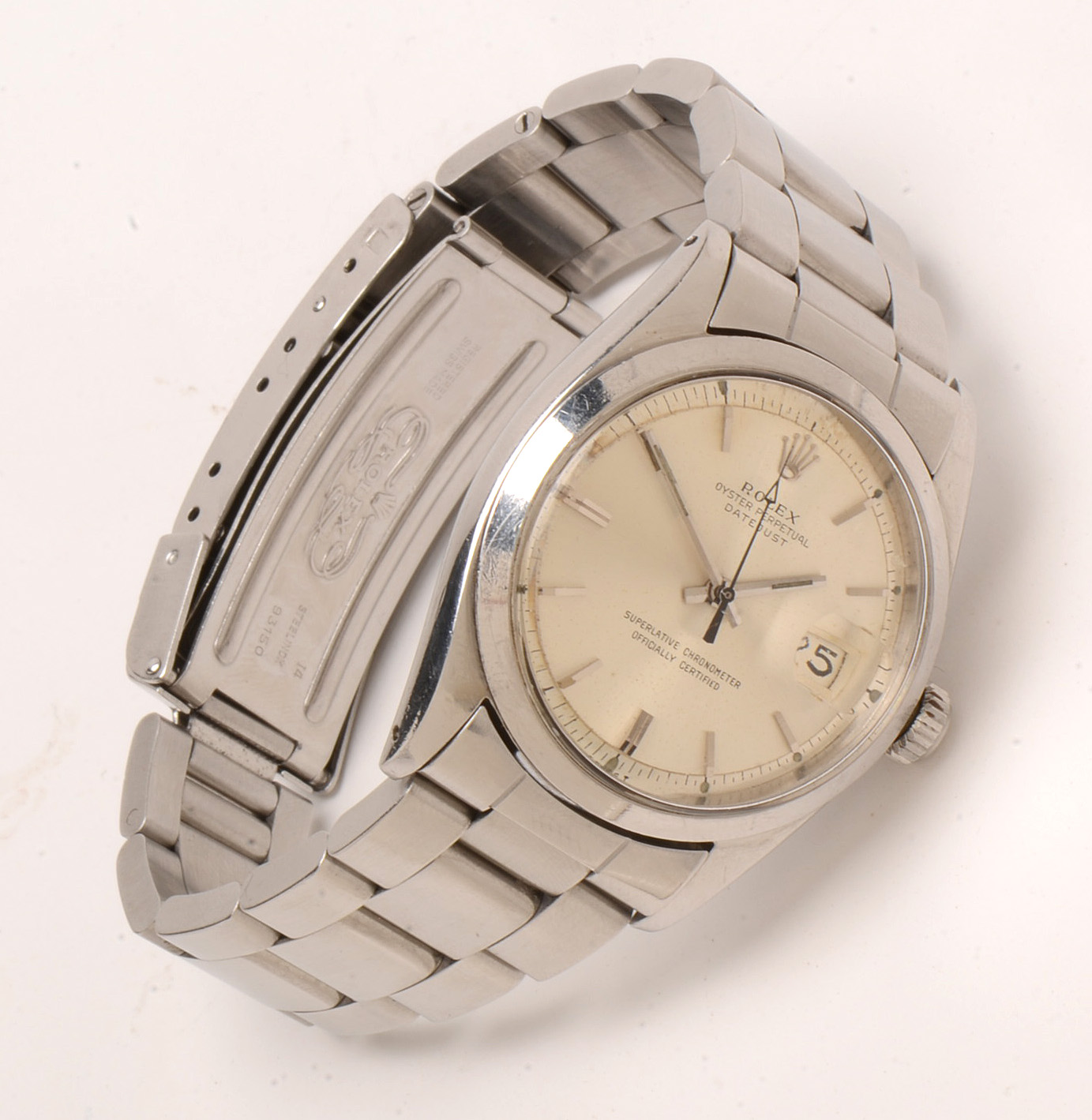 Vintage Rolex Datejust Stainless Steel Watch