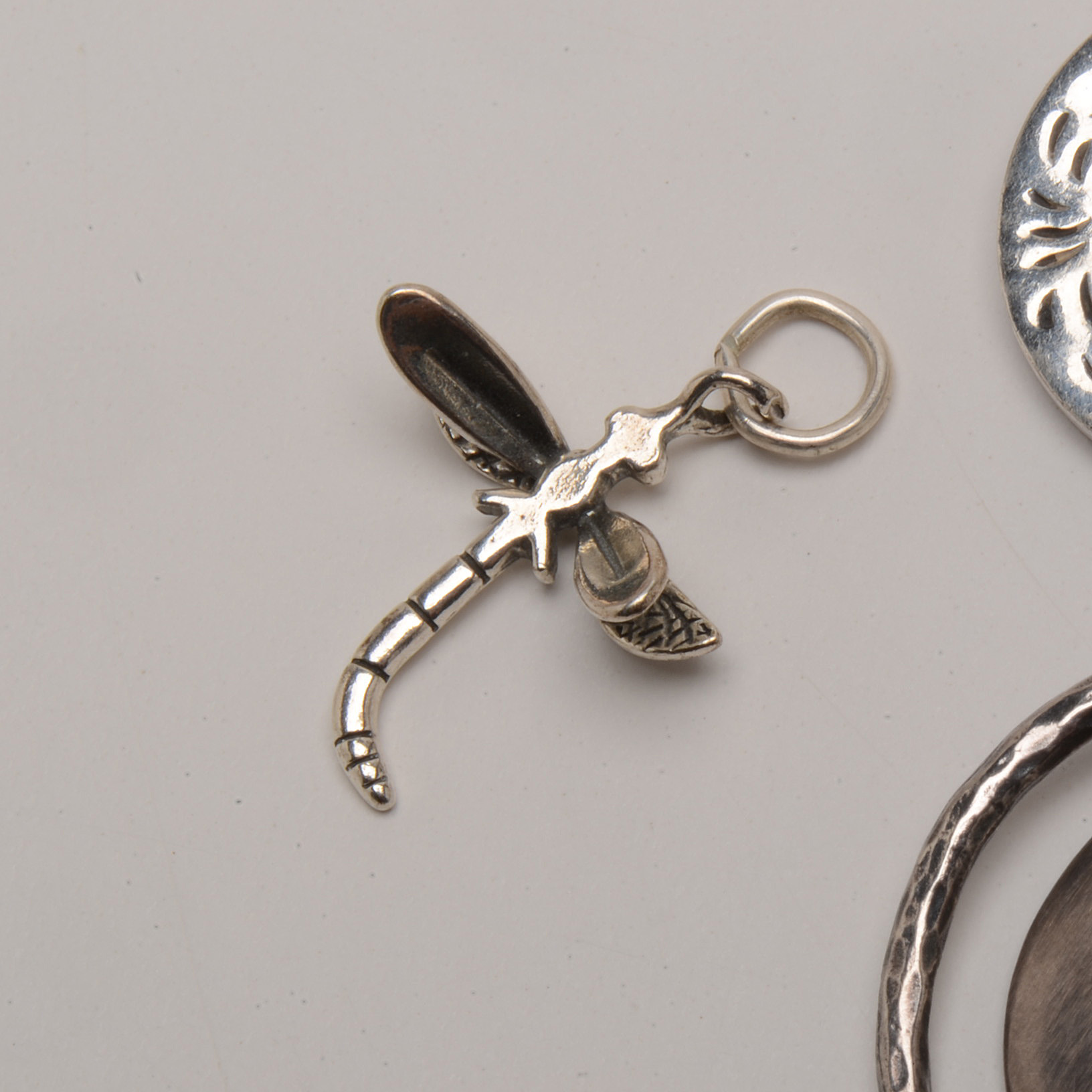 Grouping of Three Sterling Silver Pendants