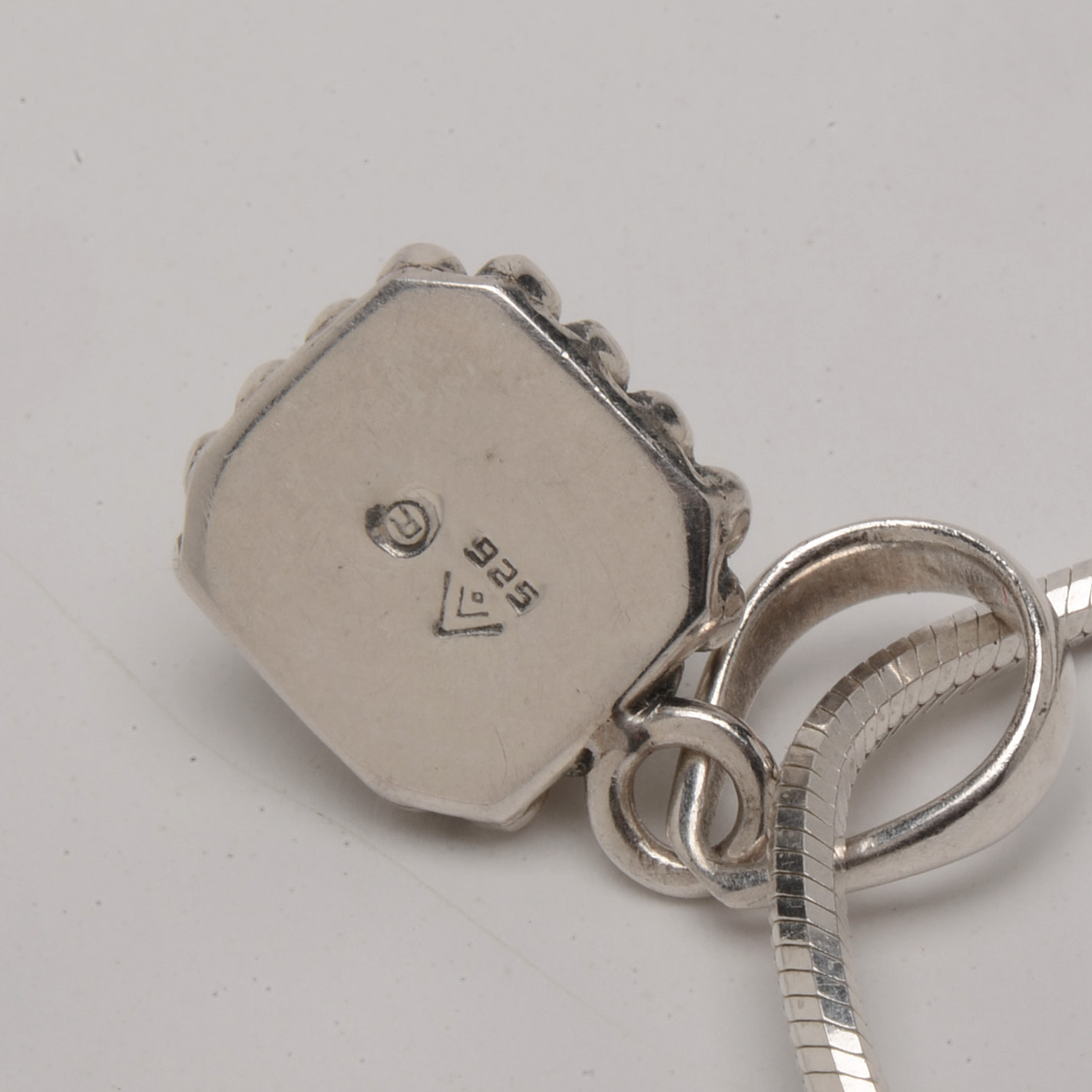 Group of Three Sterling Silver Necklaces with Pendants