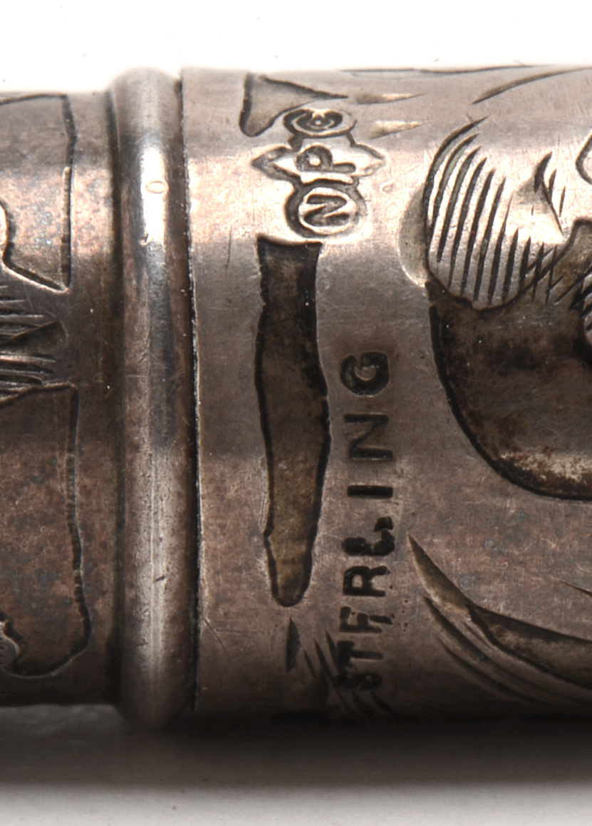 Sterling Silver Victorian Chatelaine Pendant