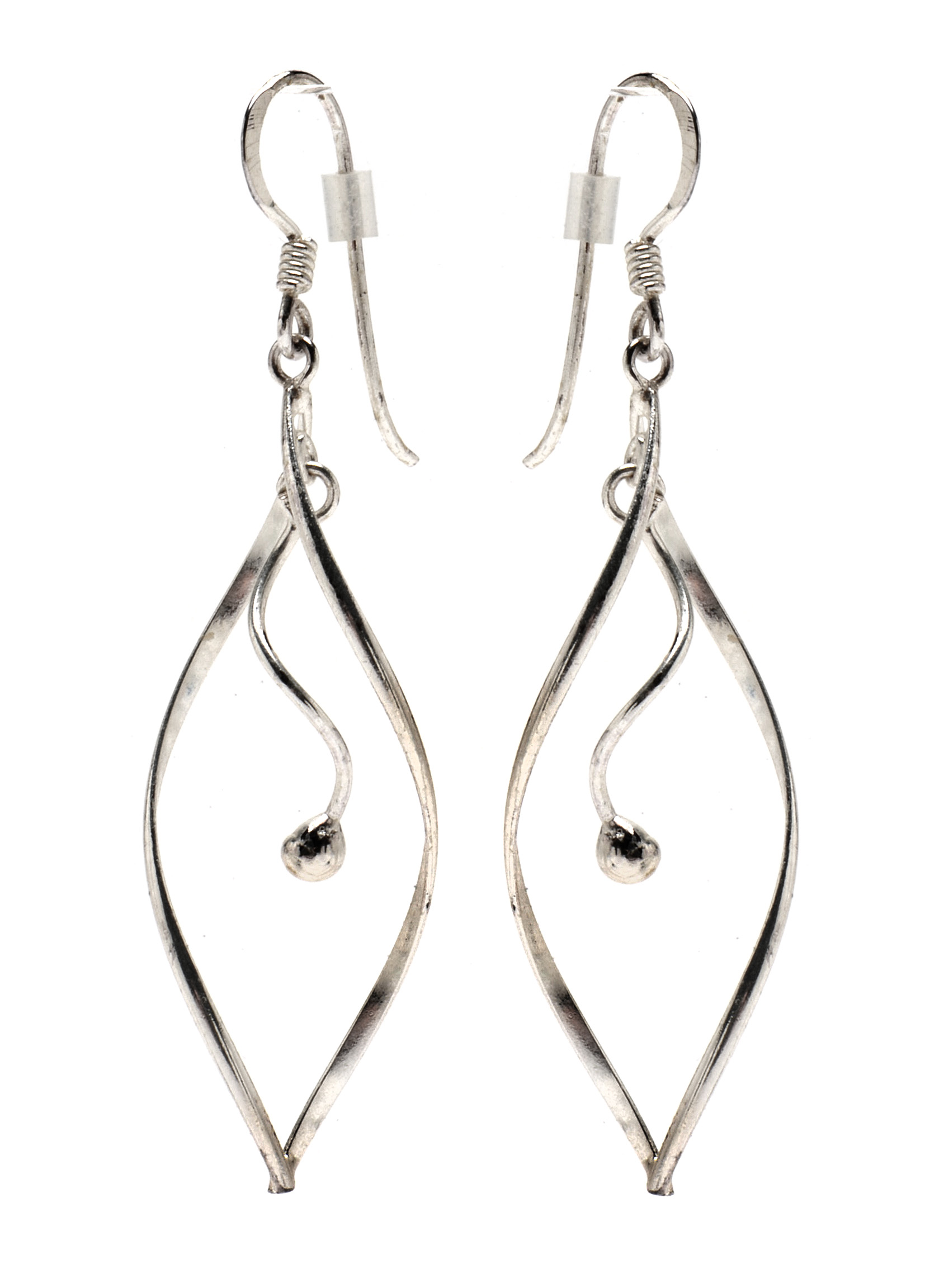 Three Sterling Silver French Hook Pierced Earring Lot