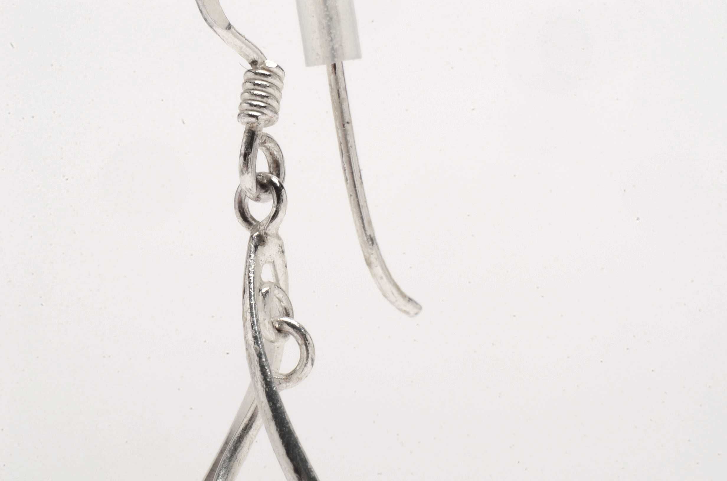 Three Sterling Silver French Hook Pierced Earring Lot