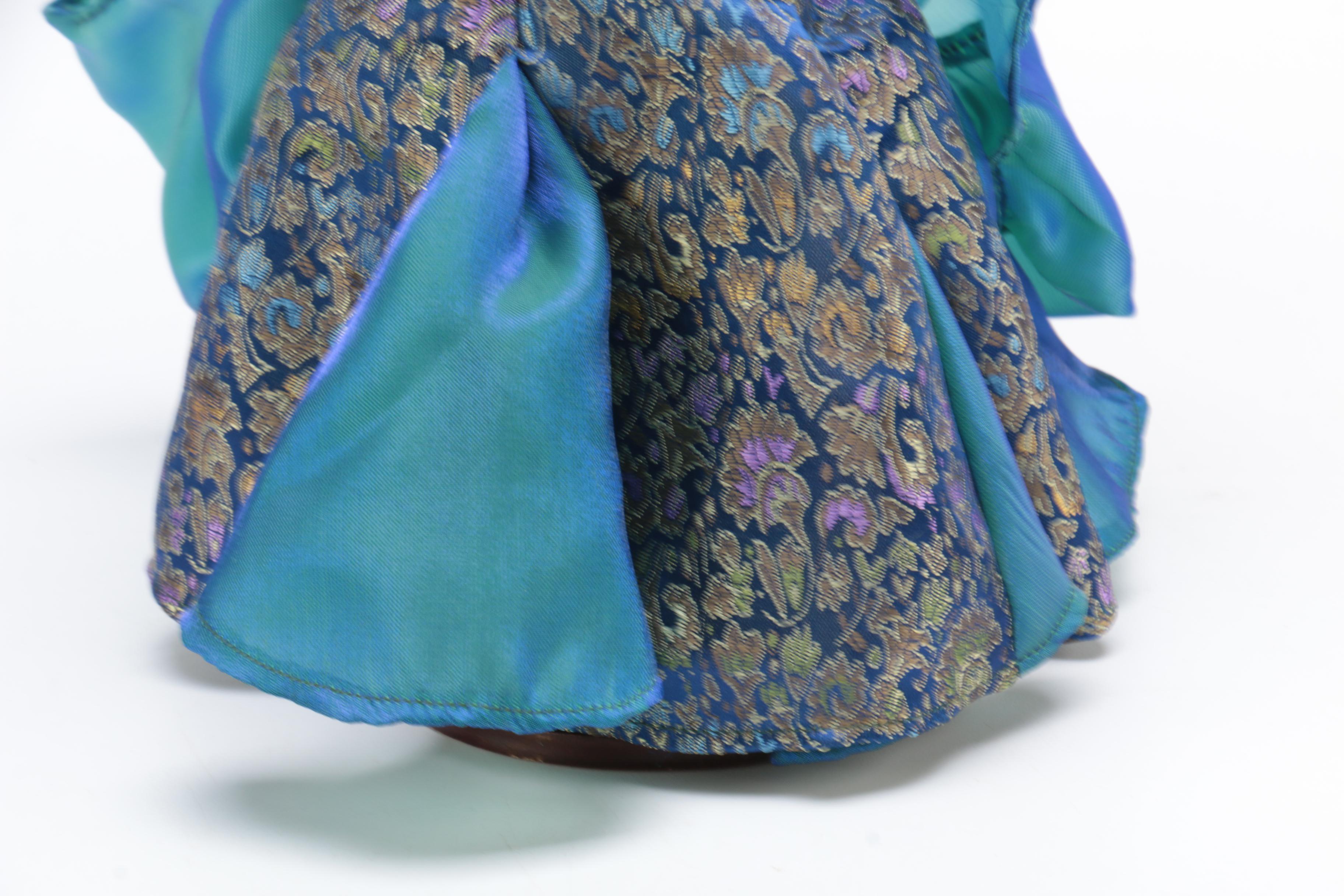 Porcelain Peacock Doll