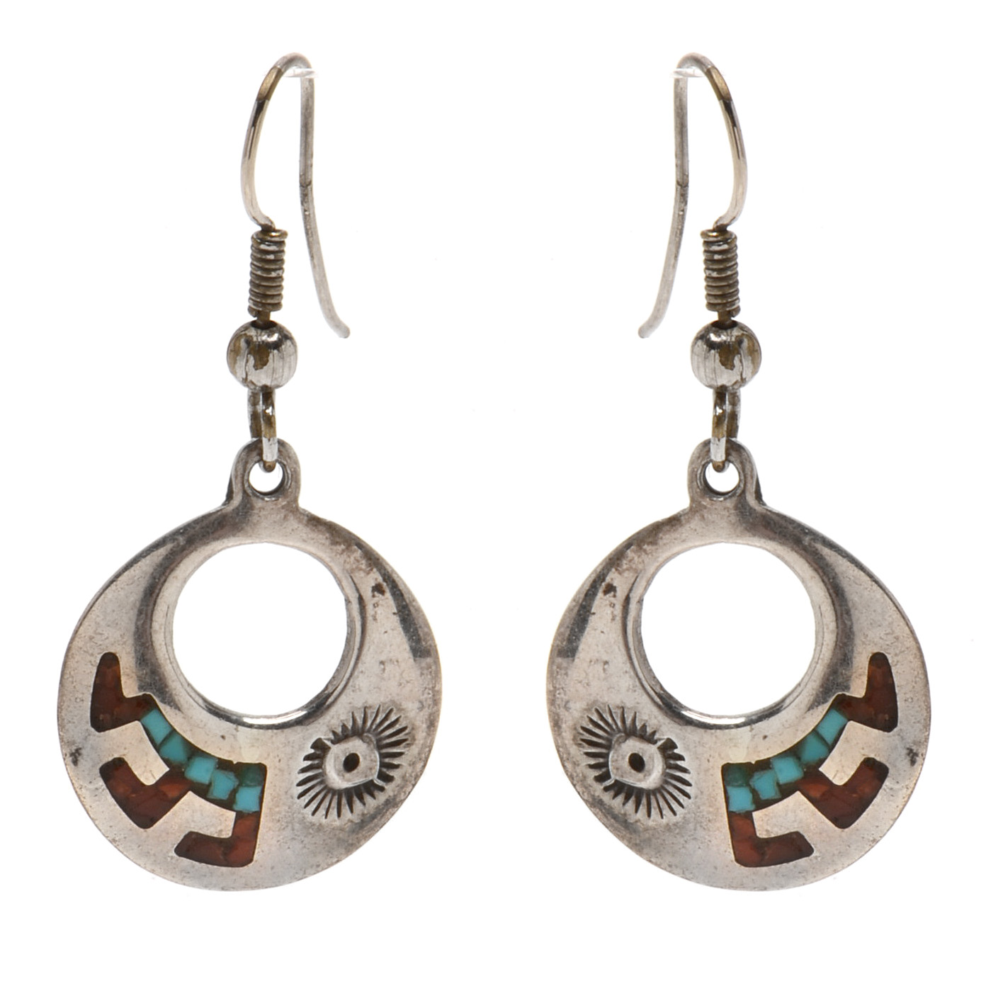 Three Sterling Silver French Hook Pierced Earring Lot