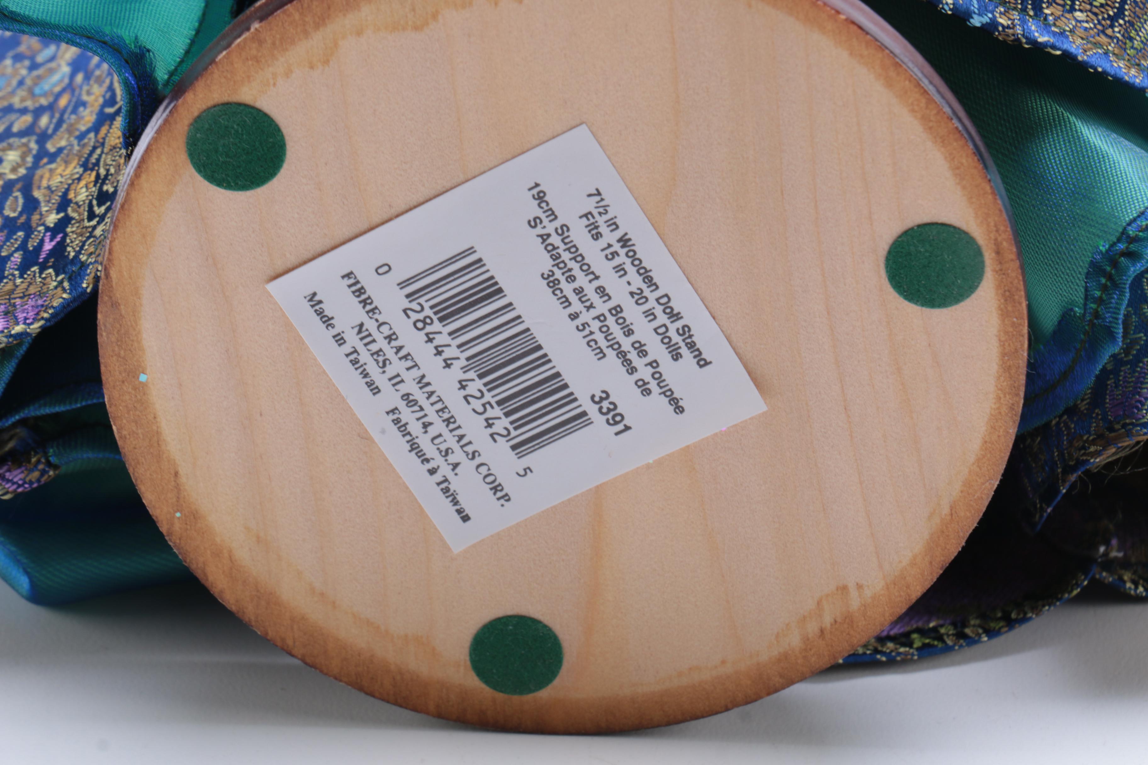 Porcelain Peacock Doll